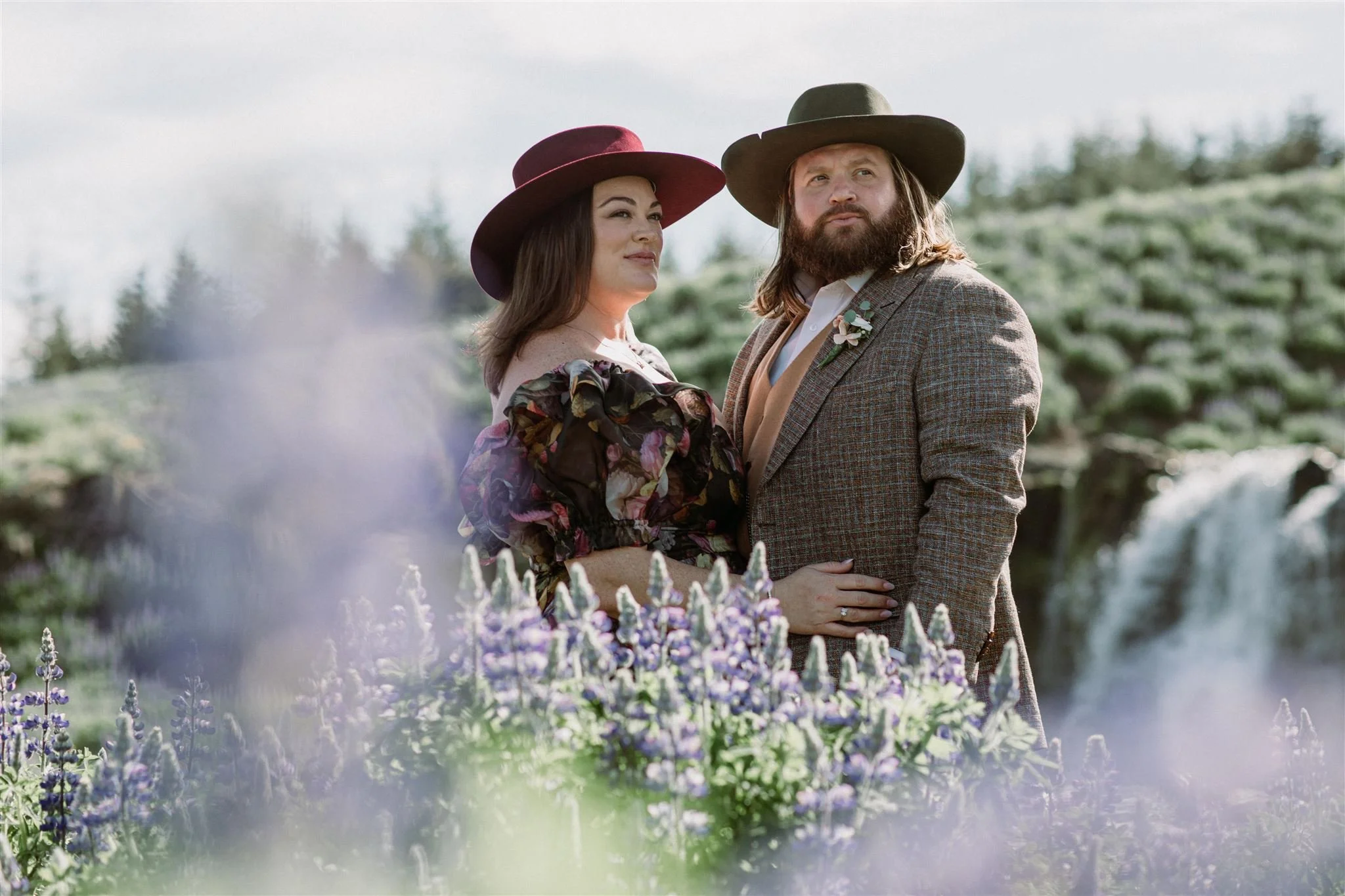 Custom Package Iceland Elopement with Local Elopement Photographer and Planner -- Private Waterfall Elopement 