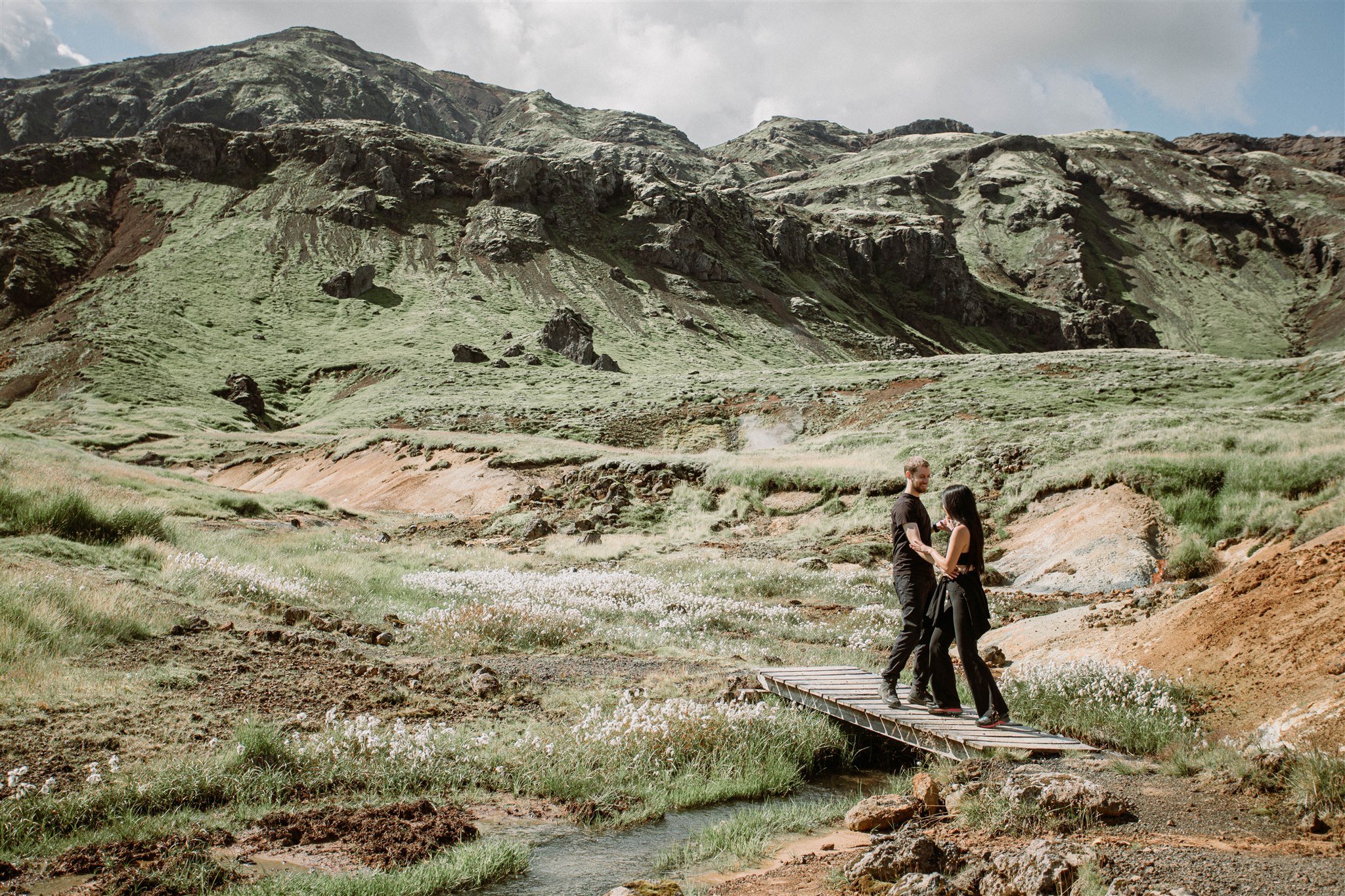 Iceland Waterfall Secret Marriage Proposal