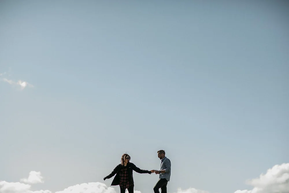 private Iceland proposal at waterfall