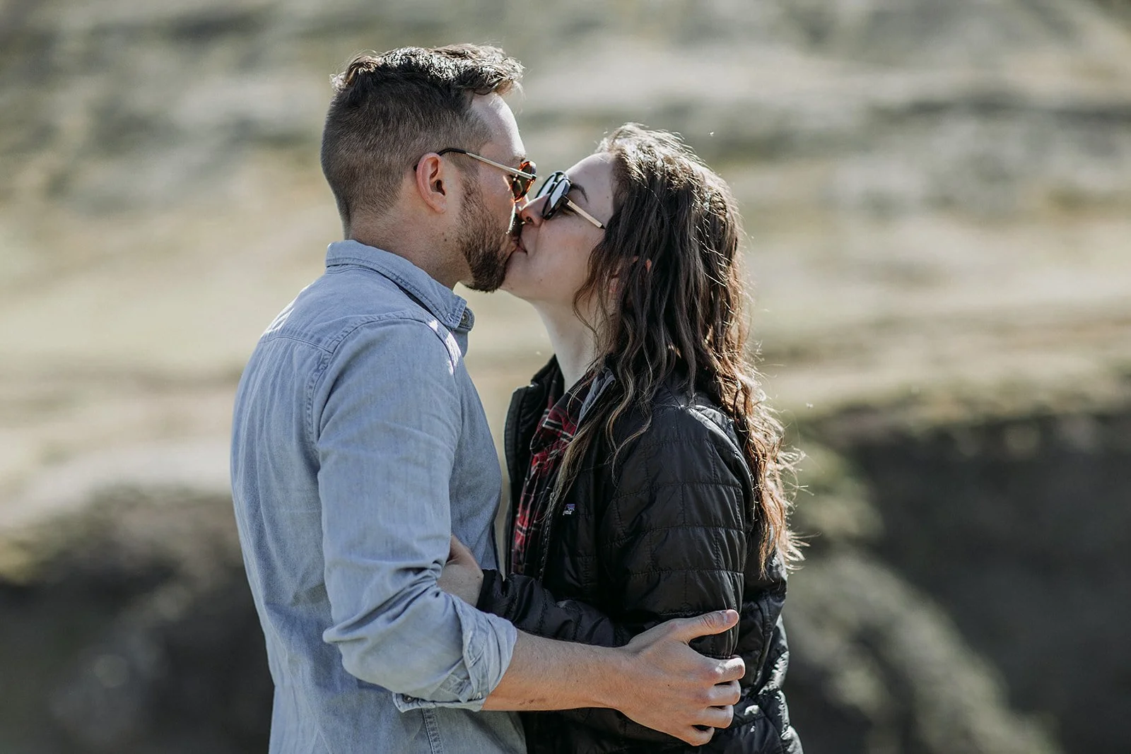 private Iceland proposal at waterfall