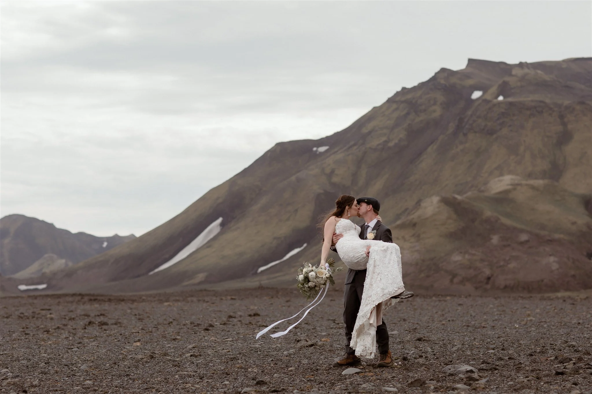A Private Highland Iceland Elopement in a Private 4x4 Mountain Truck