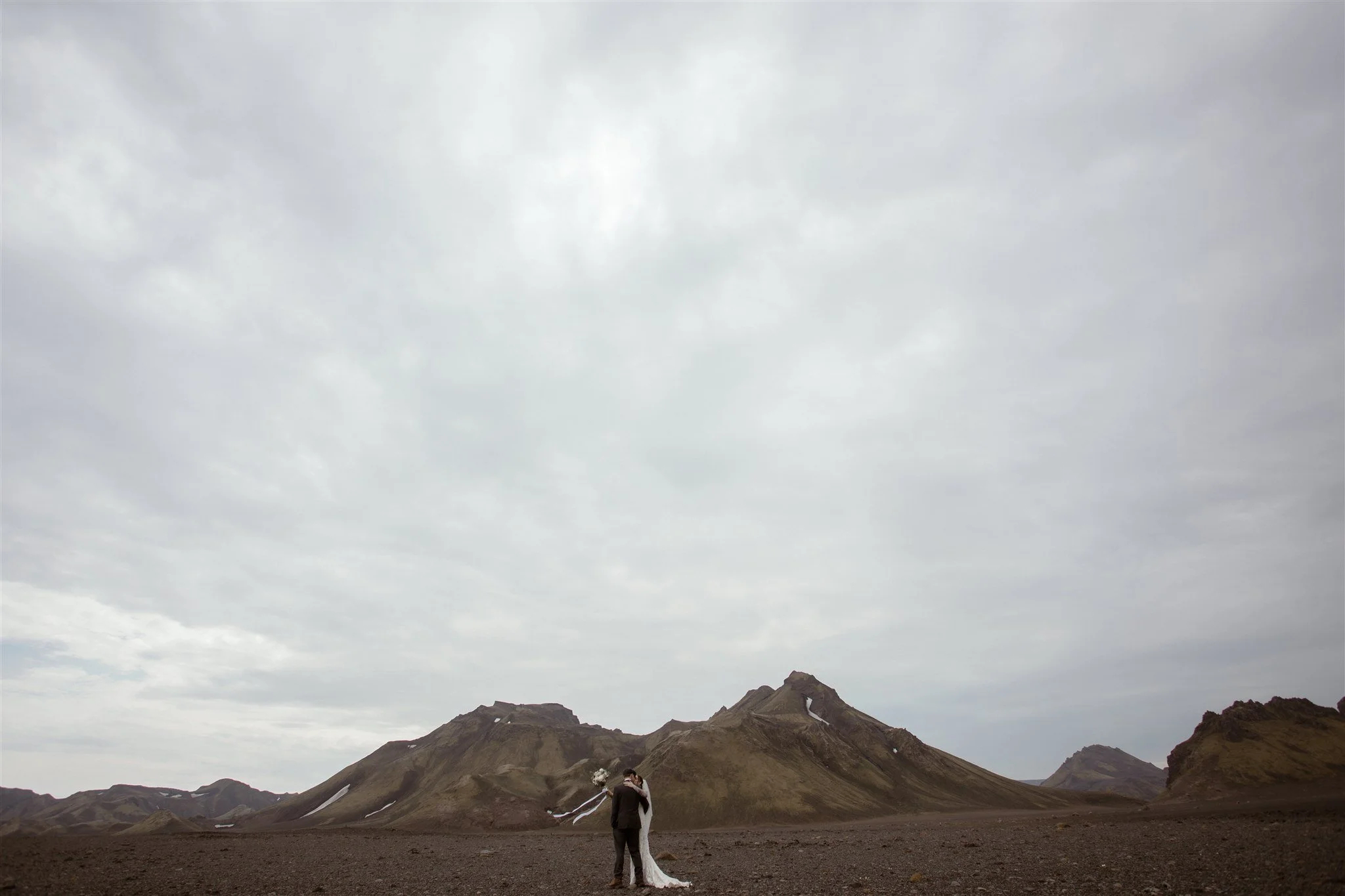 A Private Iceland Highland Summer Elopement in a 4x4 Mountain Truck