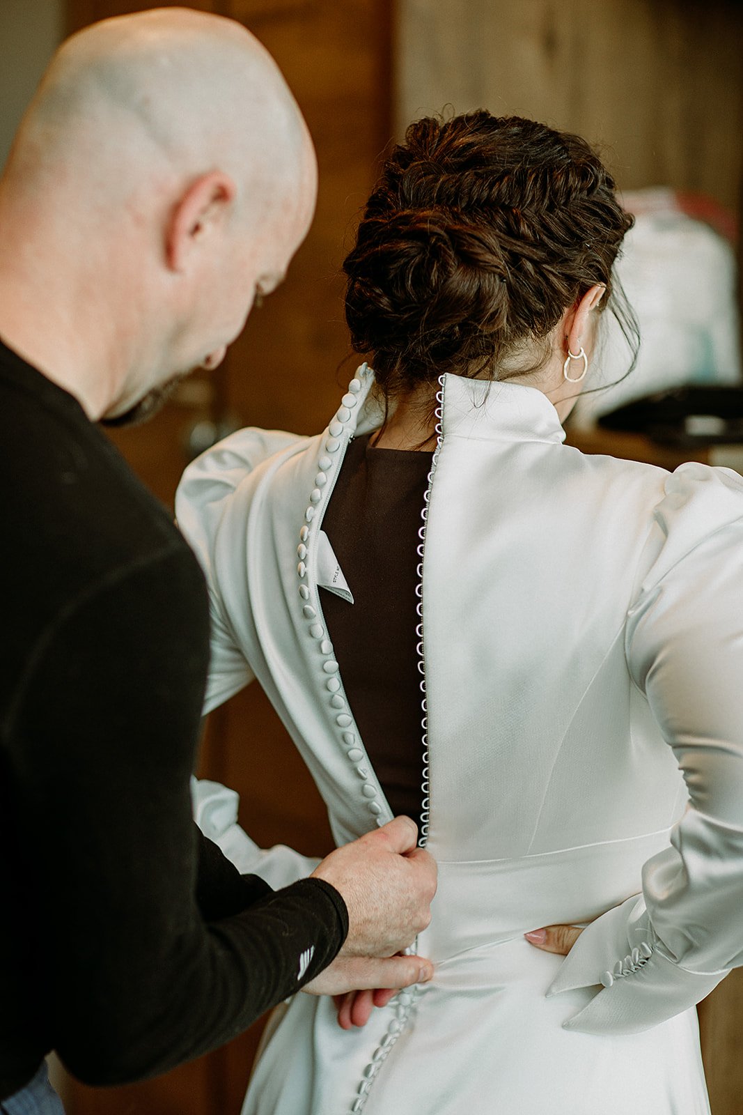 A Private Multi-Area Iceland Elopement by Steph Zakas Photography with wedding details couple getting ready