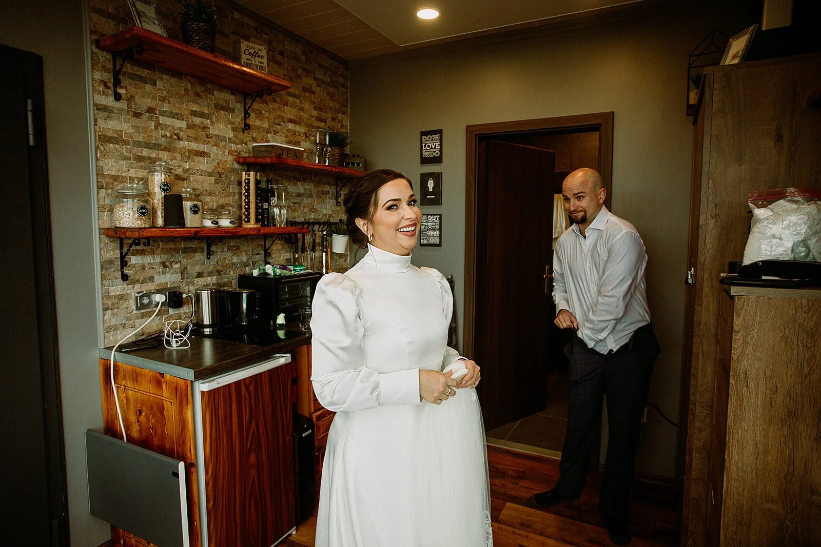 A Private Multi-Area Iceland Elopement by Steph Zakas Photography with wedding details couple getting ready