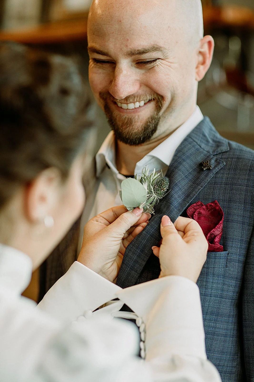 A Private Multi-Area Iceland Elopement by Steph Zakas Photography with wedding details couple getting ready