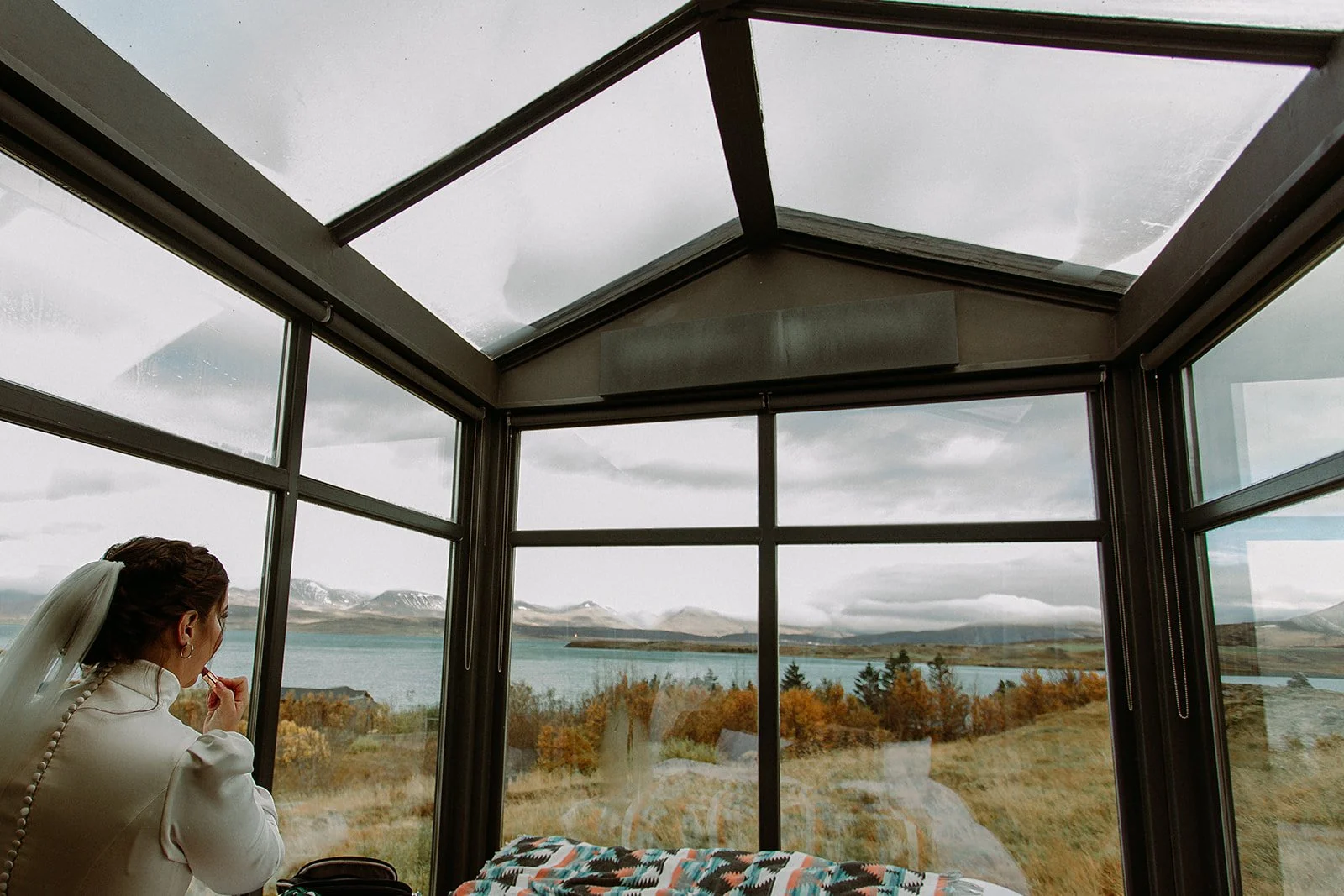 A Private Multi-Area Iceland Elopement by Steph Zakas Photography with wedding details couple getting ready