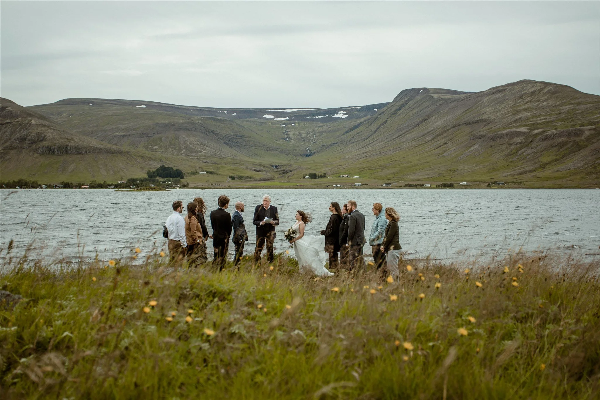 A Private Lake Iceland Elopement Starting in Reykjavík with Guests