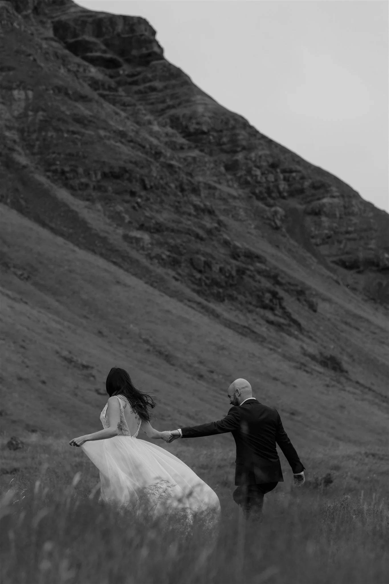  A Private Lake Iceland Elopement Starting in Reykjavík with Guests by Iceland elopement photographer &amp; planner Steph Zakas — couple on an adventure for elopement photos at a mountain 