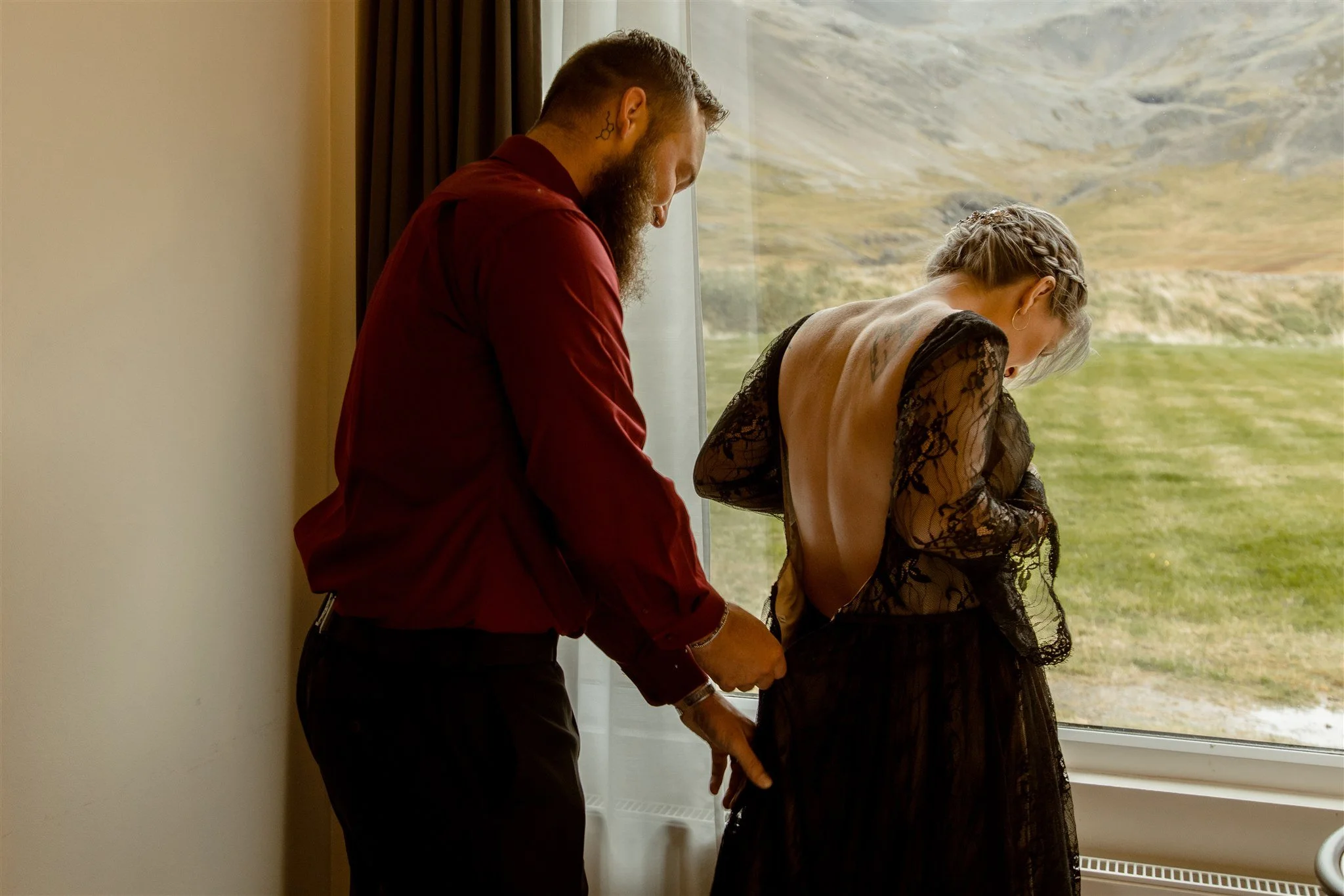 West Iceland Waterfalls Elopement