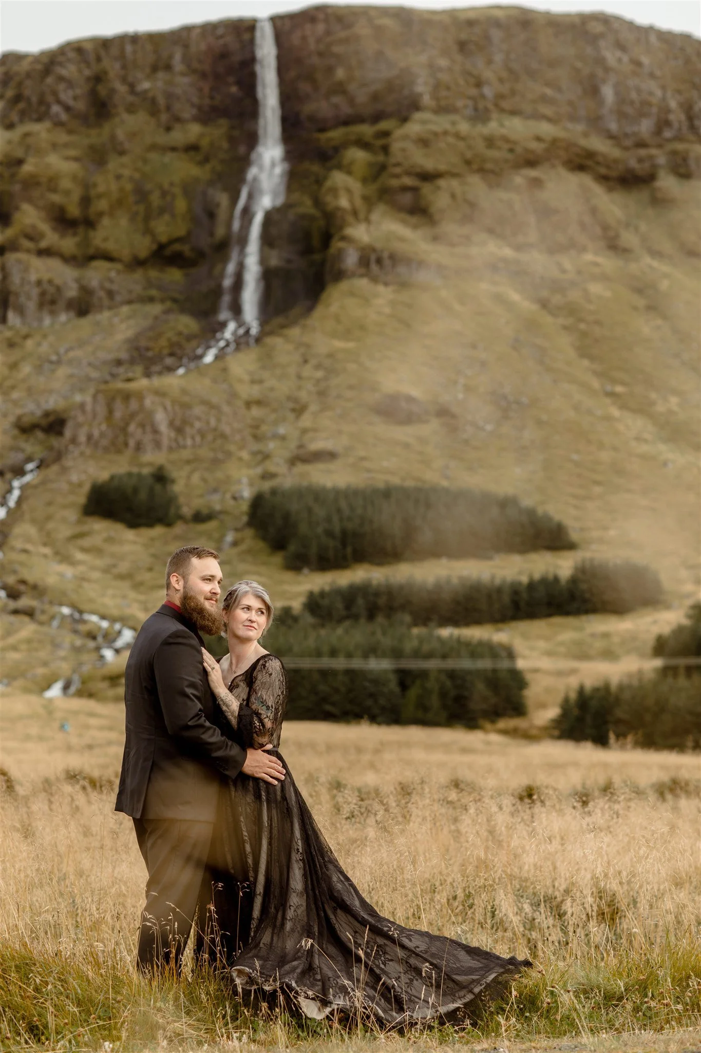West Iceland Waterfalls Elopement