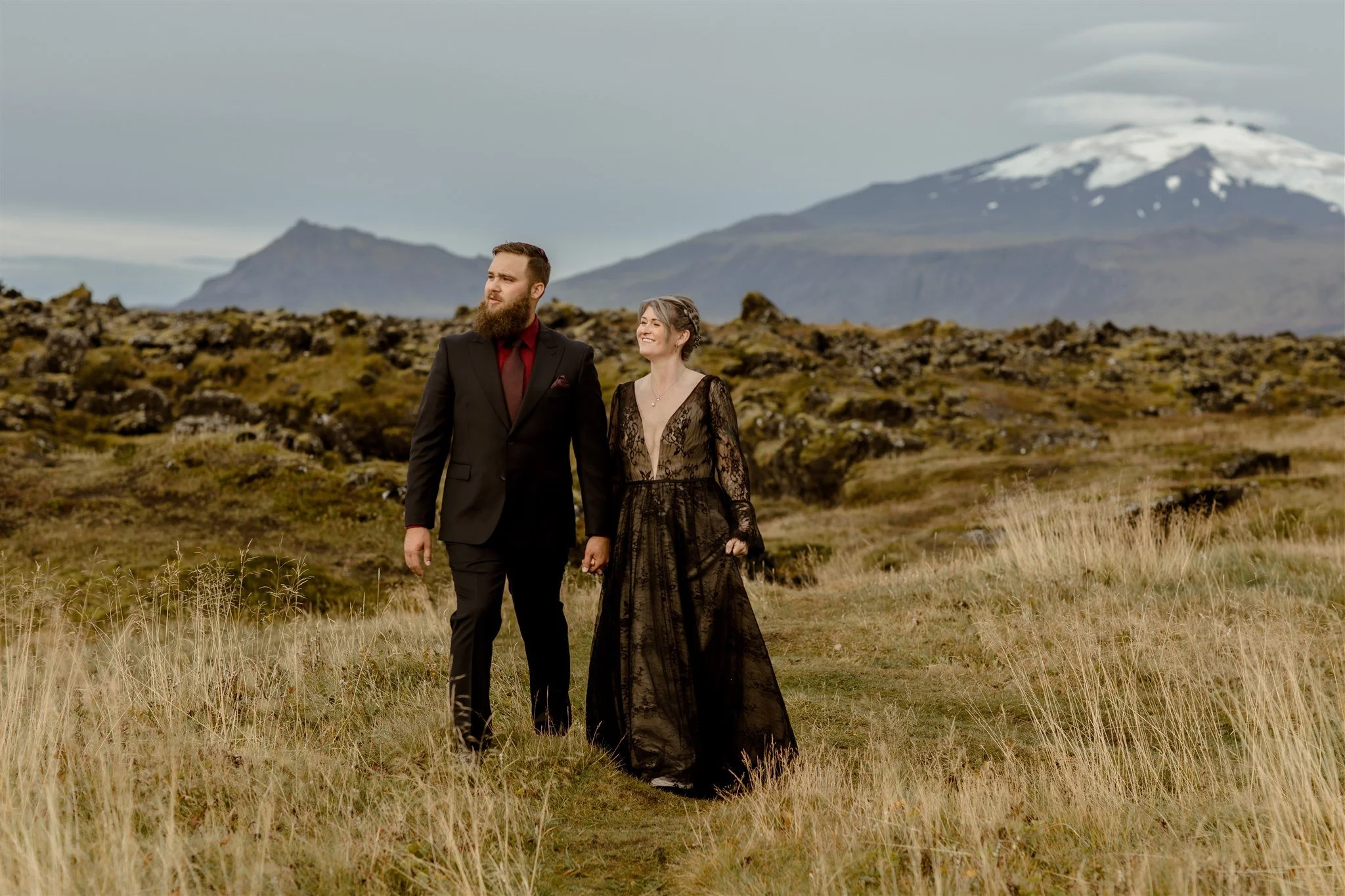 West Iceland Waterfalls Elopement