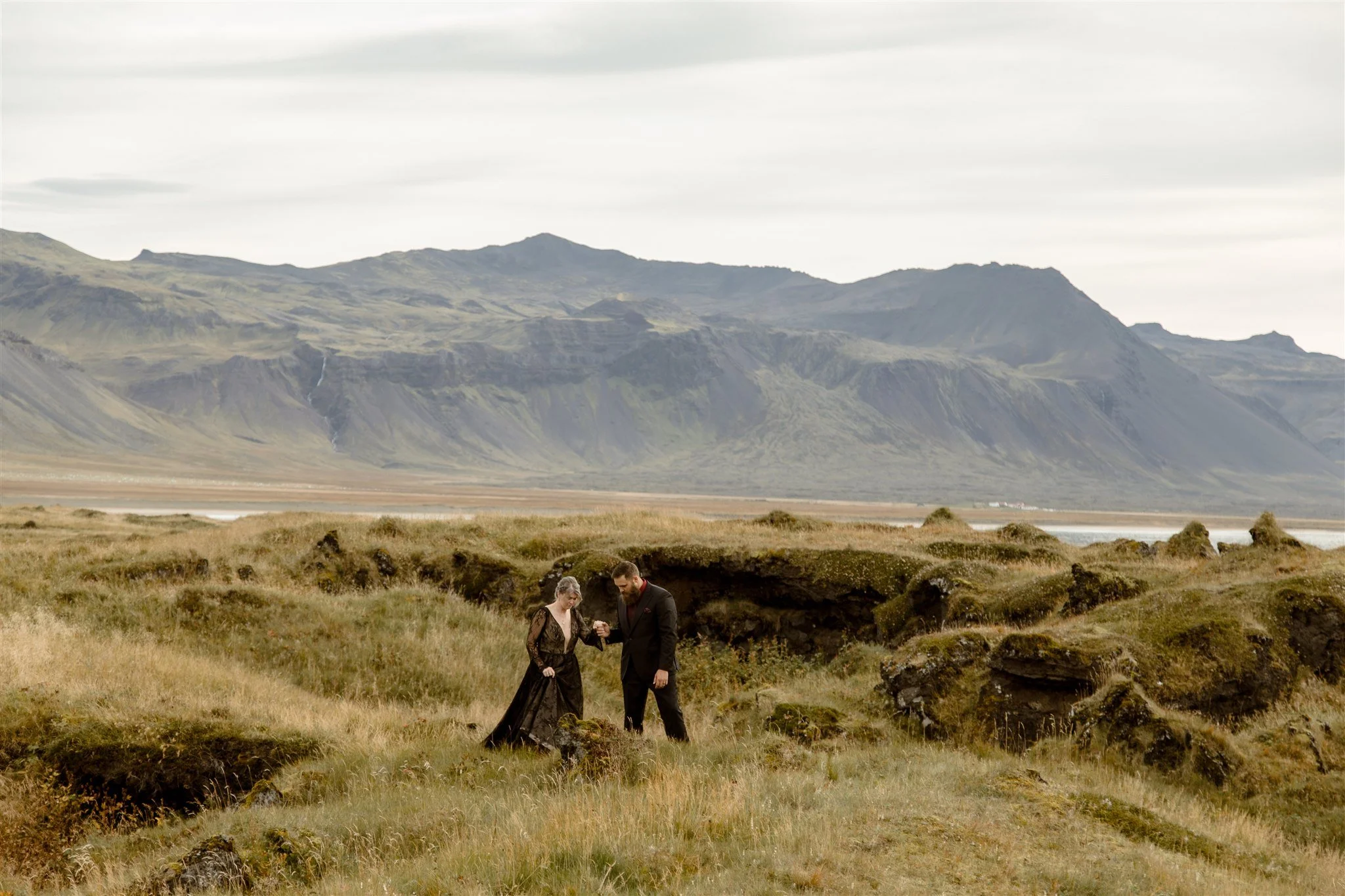 West Iceland Waterfalls Elopement