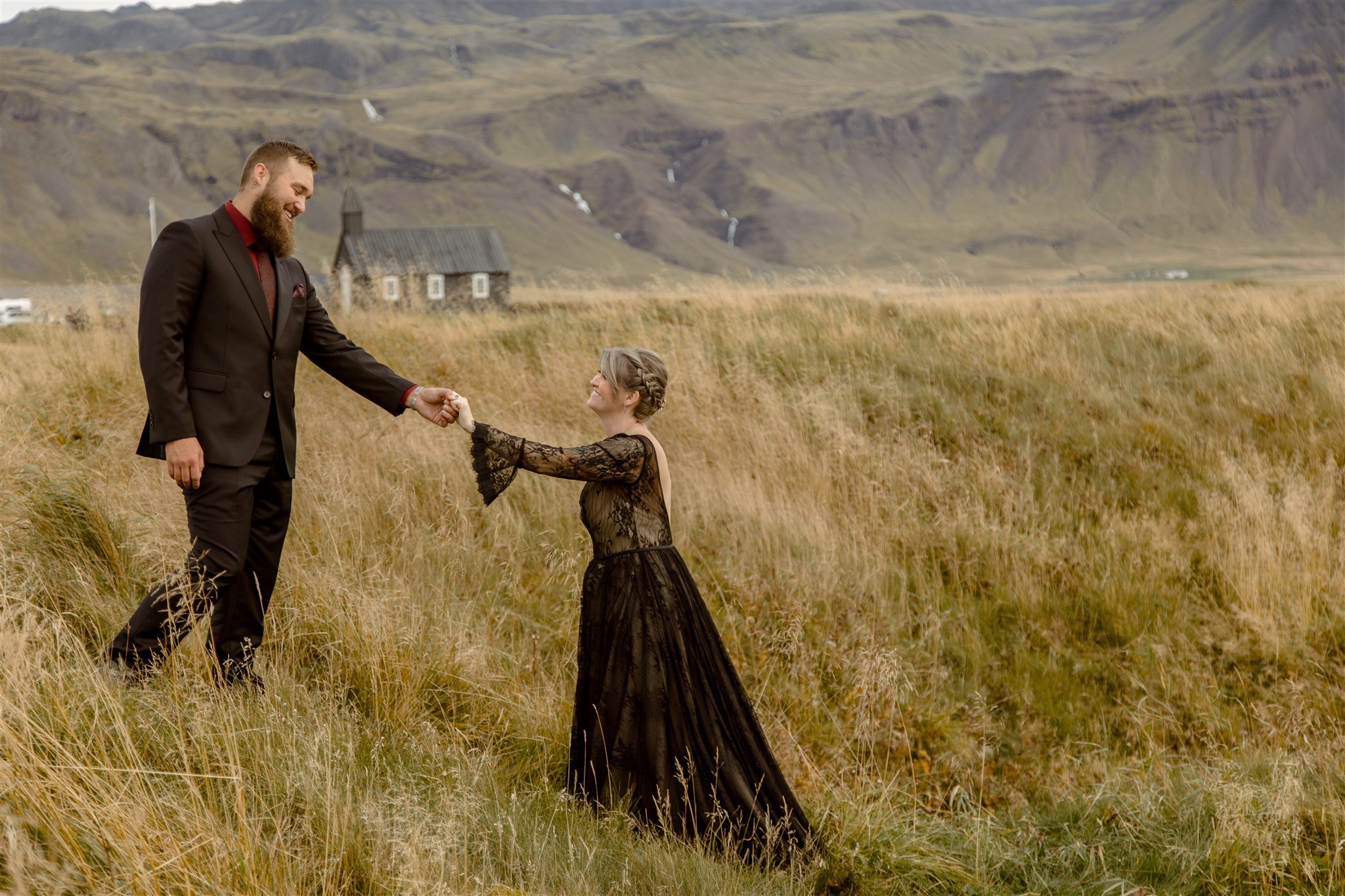 West Iceland Waterfalls Elopement