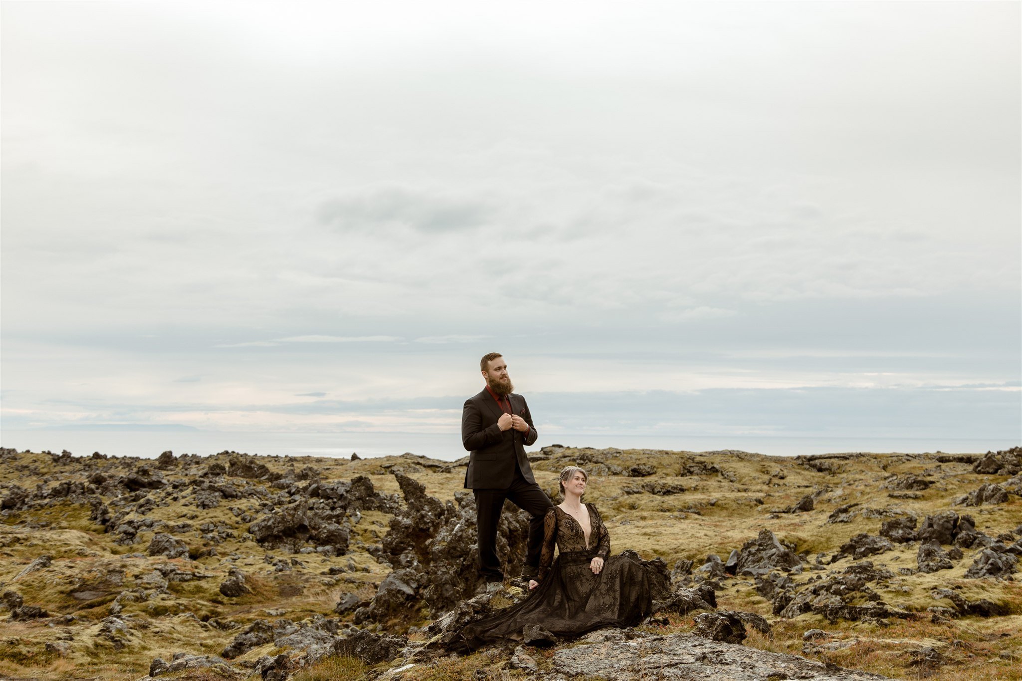 West Iceland Waterfalls Elopement
