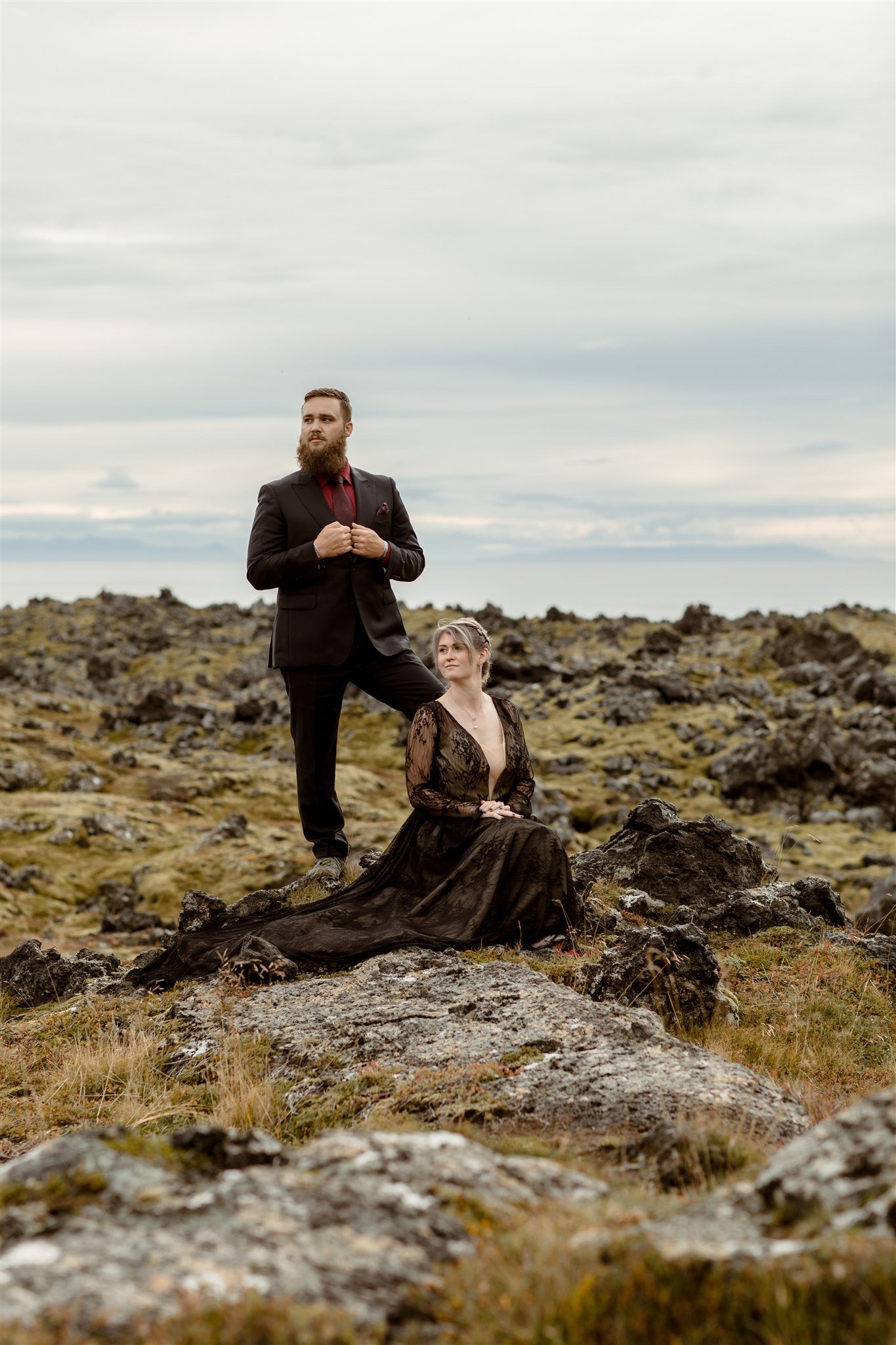 West Iceland Waterfalls Elopement