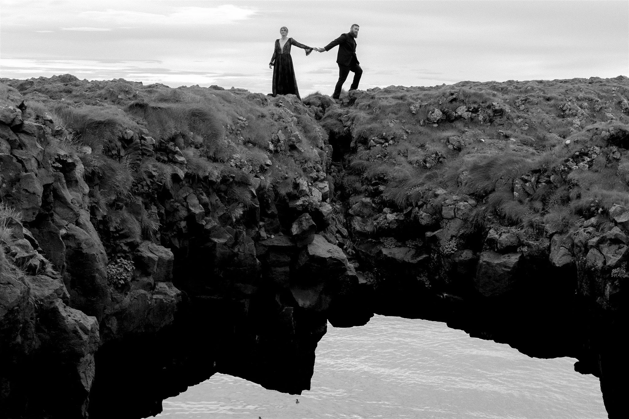 West Iceland Waterfalls Elopement