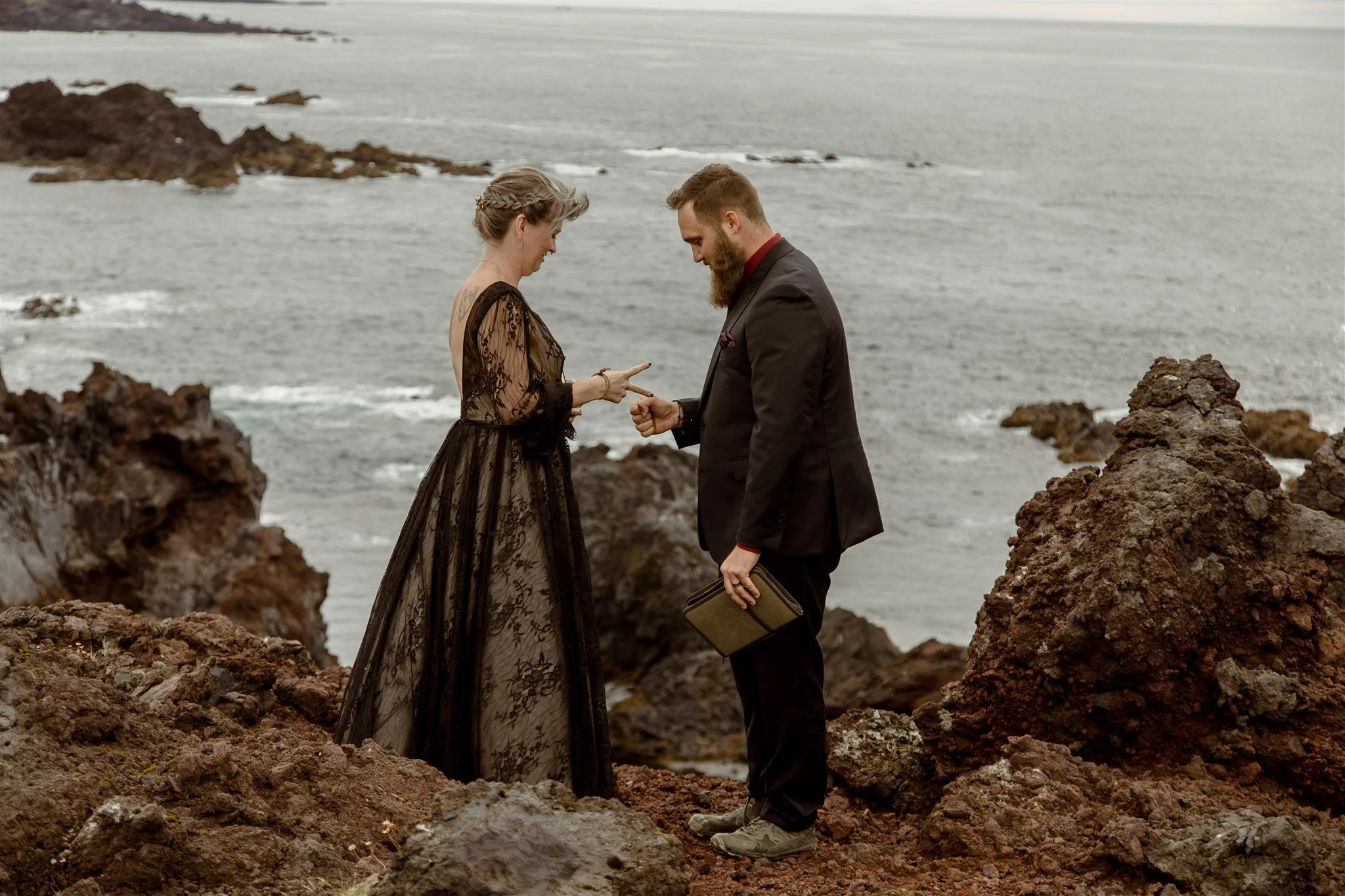 West Iceland Waterfalls Elopement
