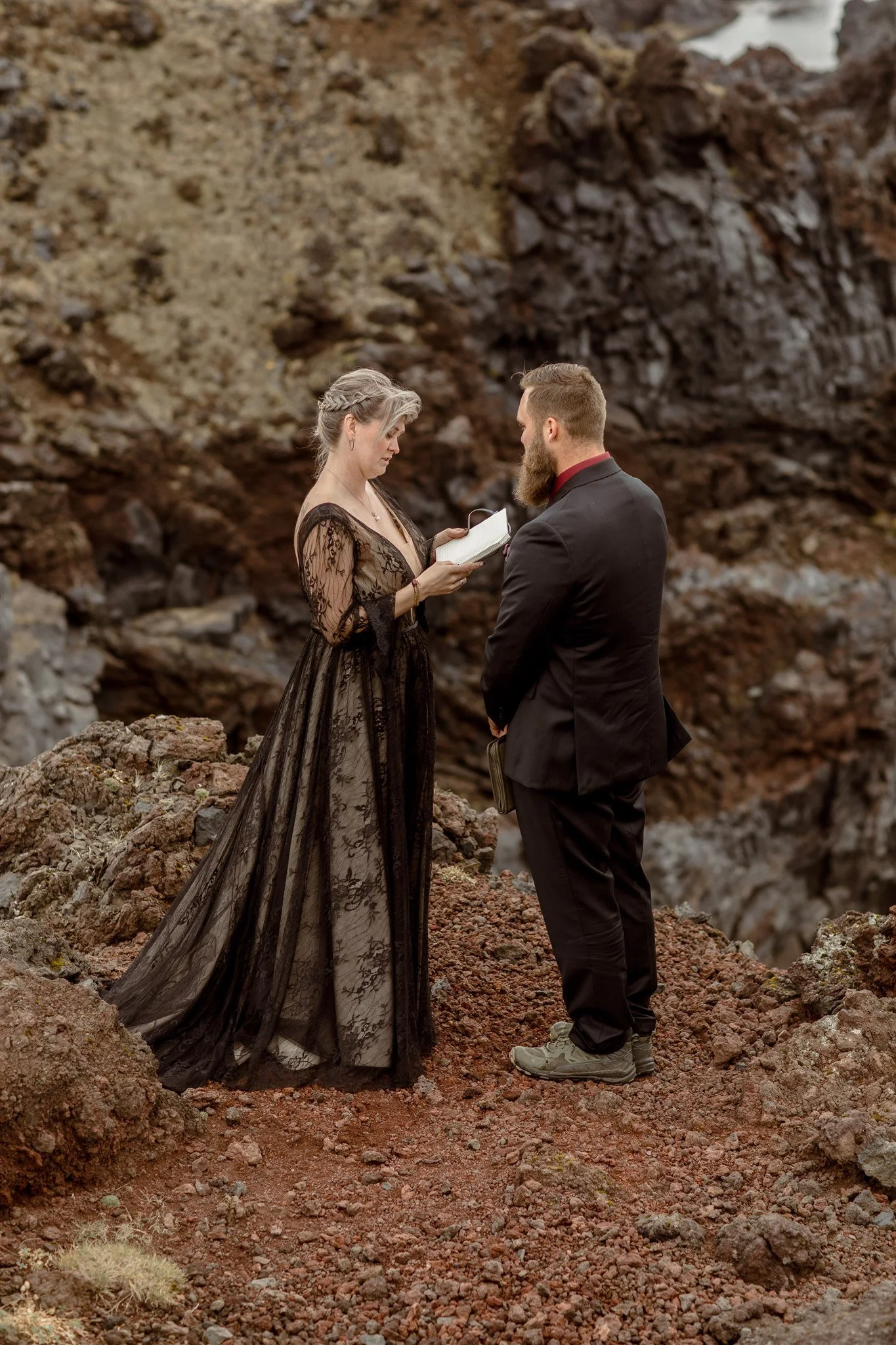 West Iceland Waterfalls Elopement