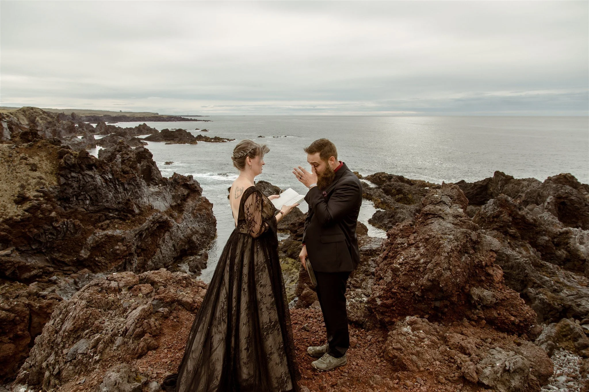 West Iceland Waterfalls Elopement