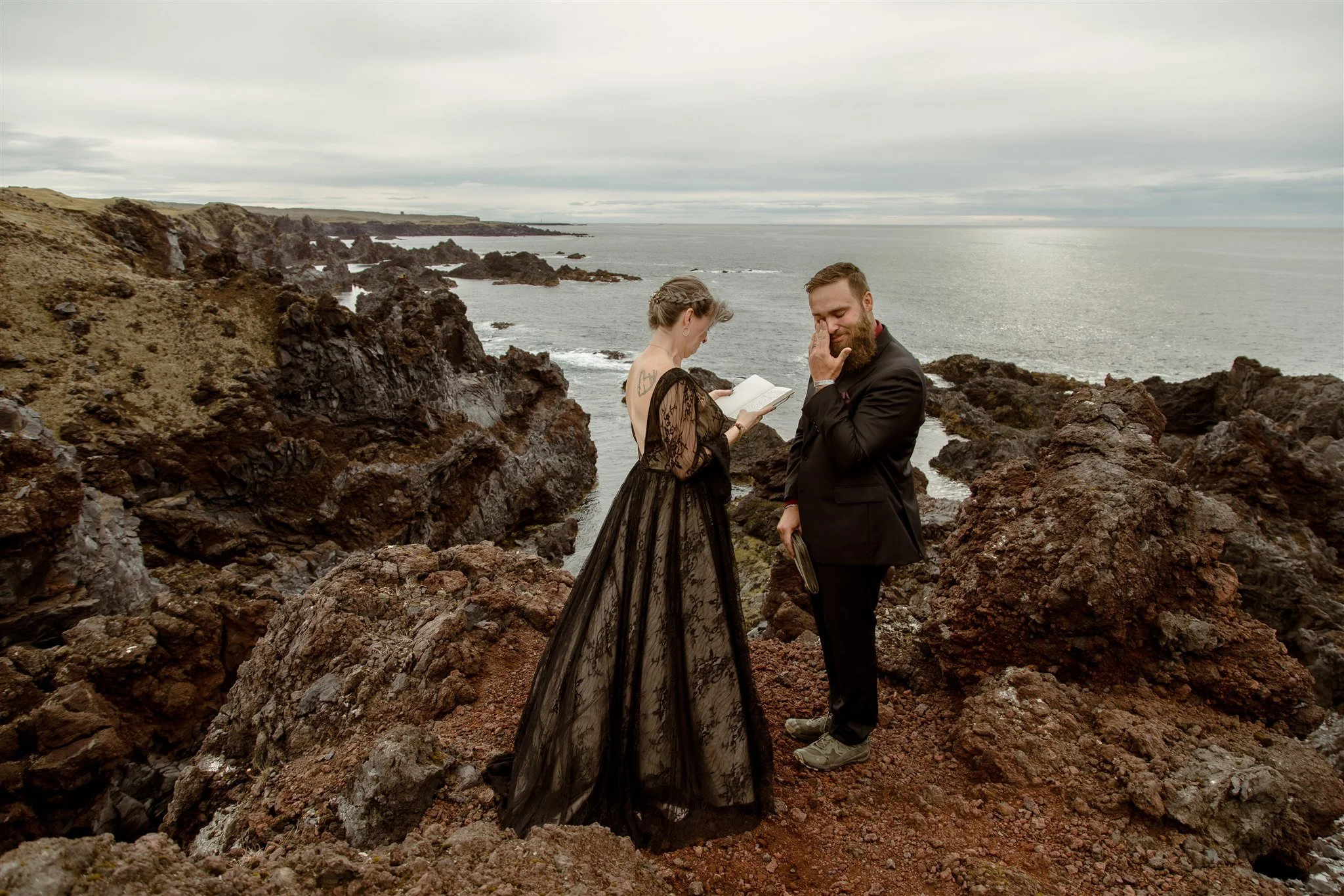 West Iceland Waterfalls Elopement