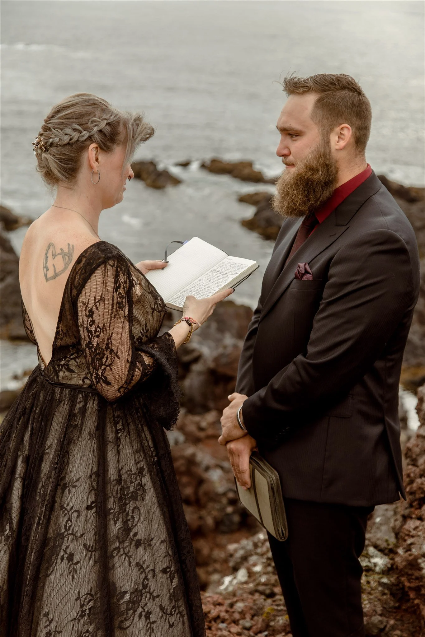 West Iceland Waterfalls Elopement