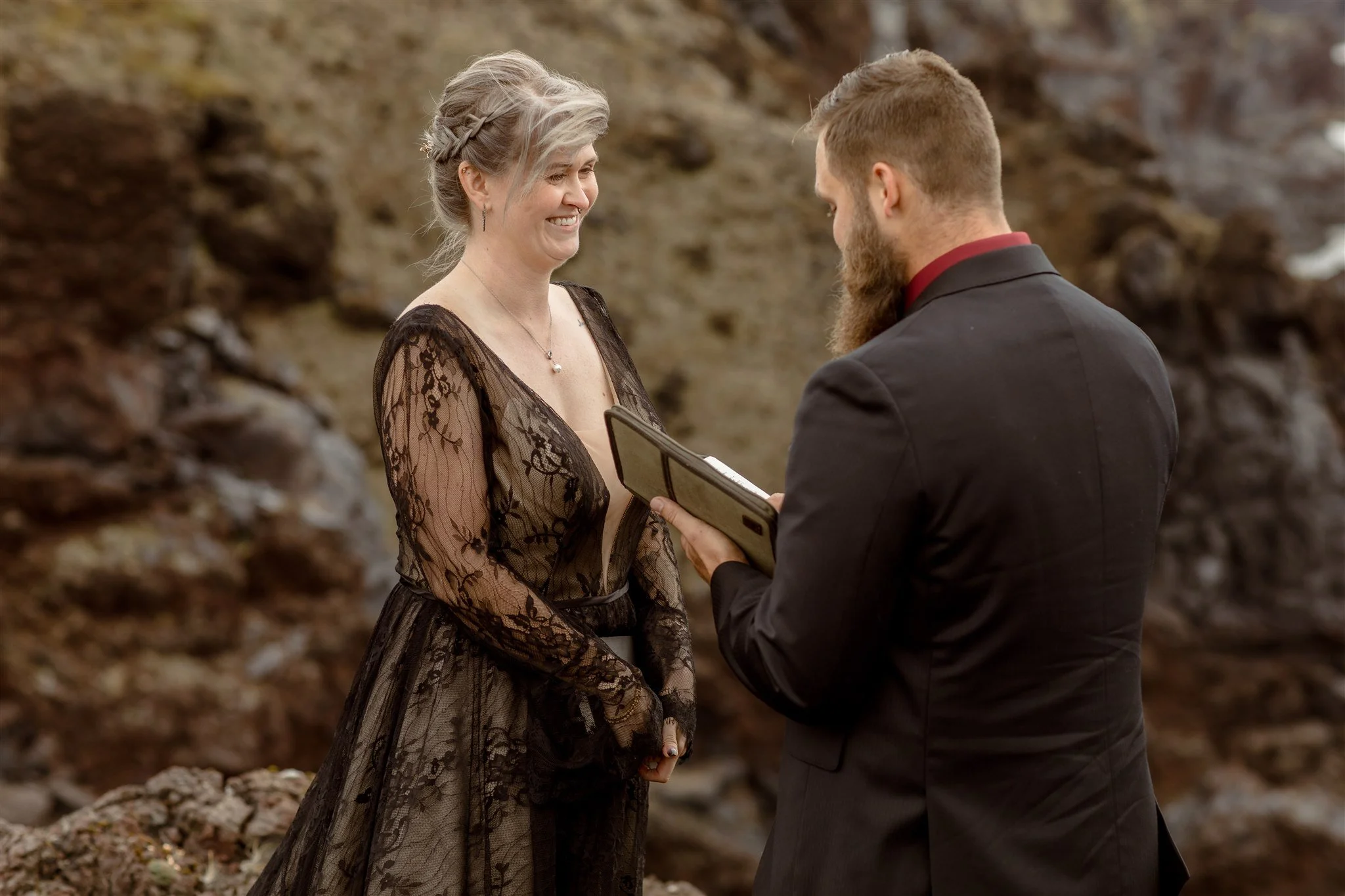 West Iceland Waterfalls Elopement