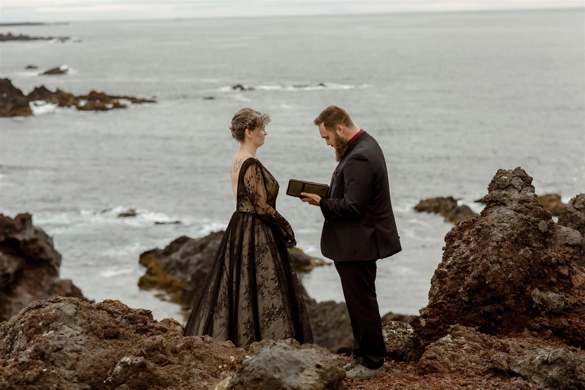 West Iceland Waterfalls Elopement