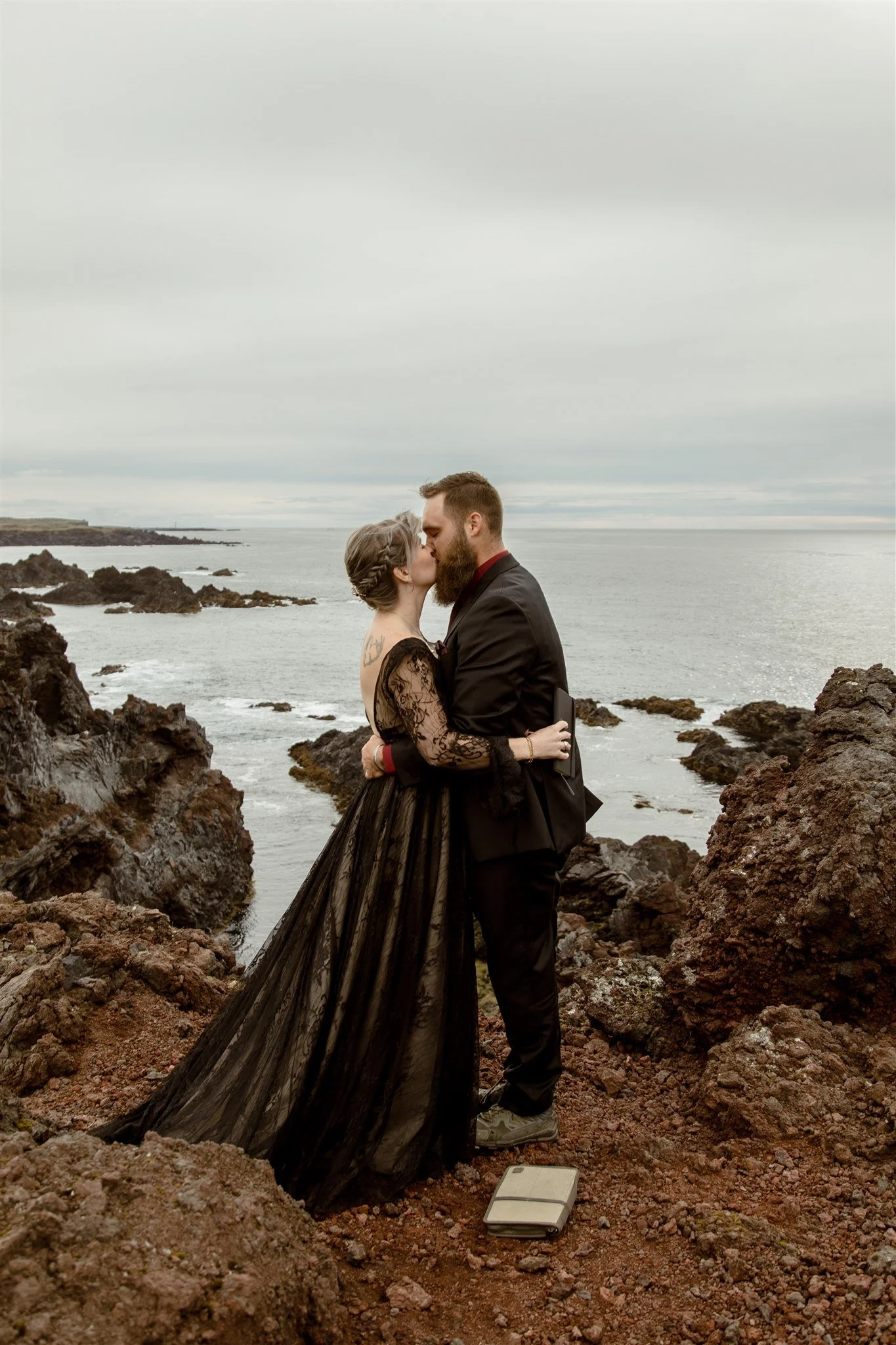 West Iceland Waterfalls Elopement