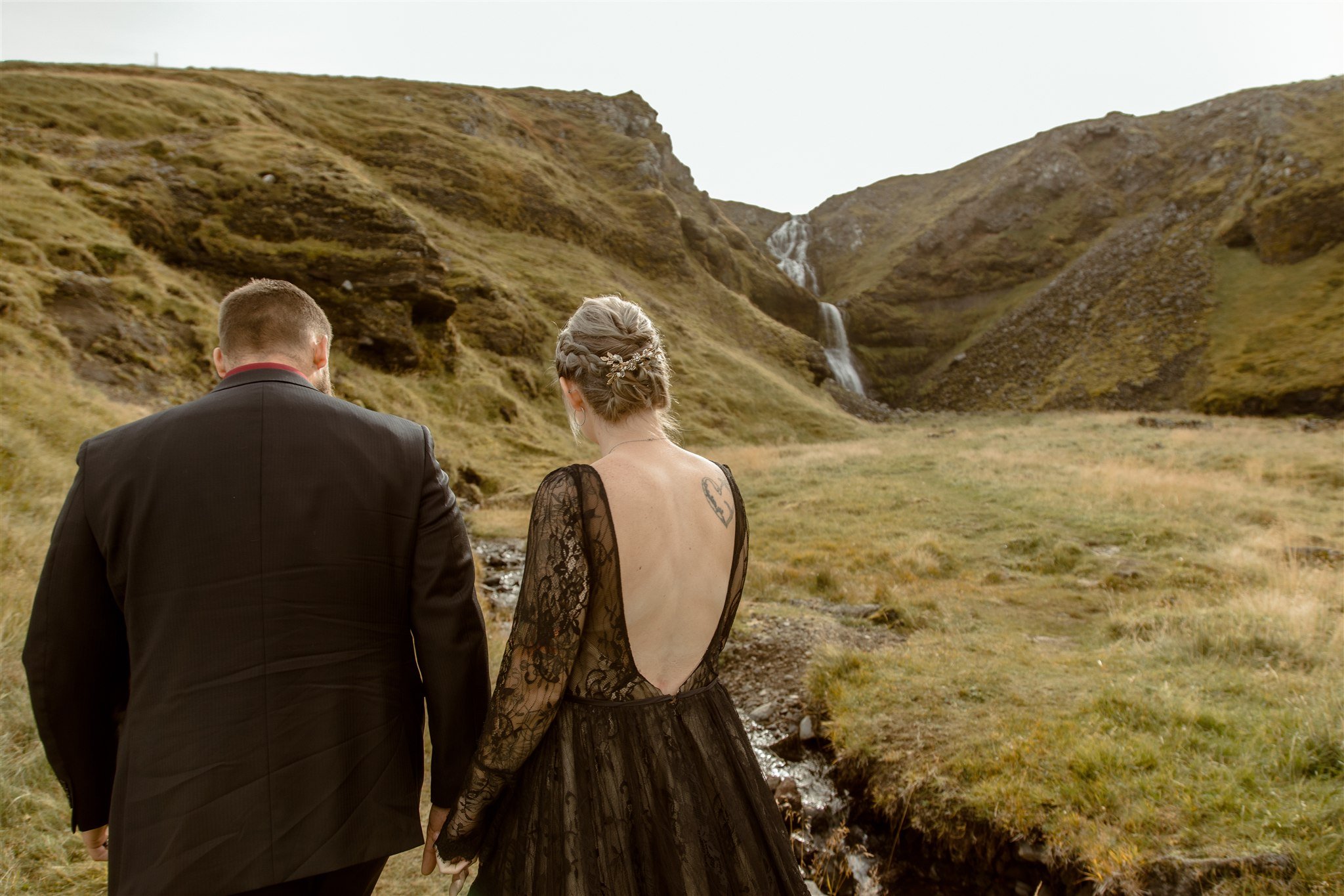 West Iceland Waterfalls Elopement