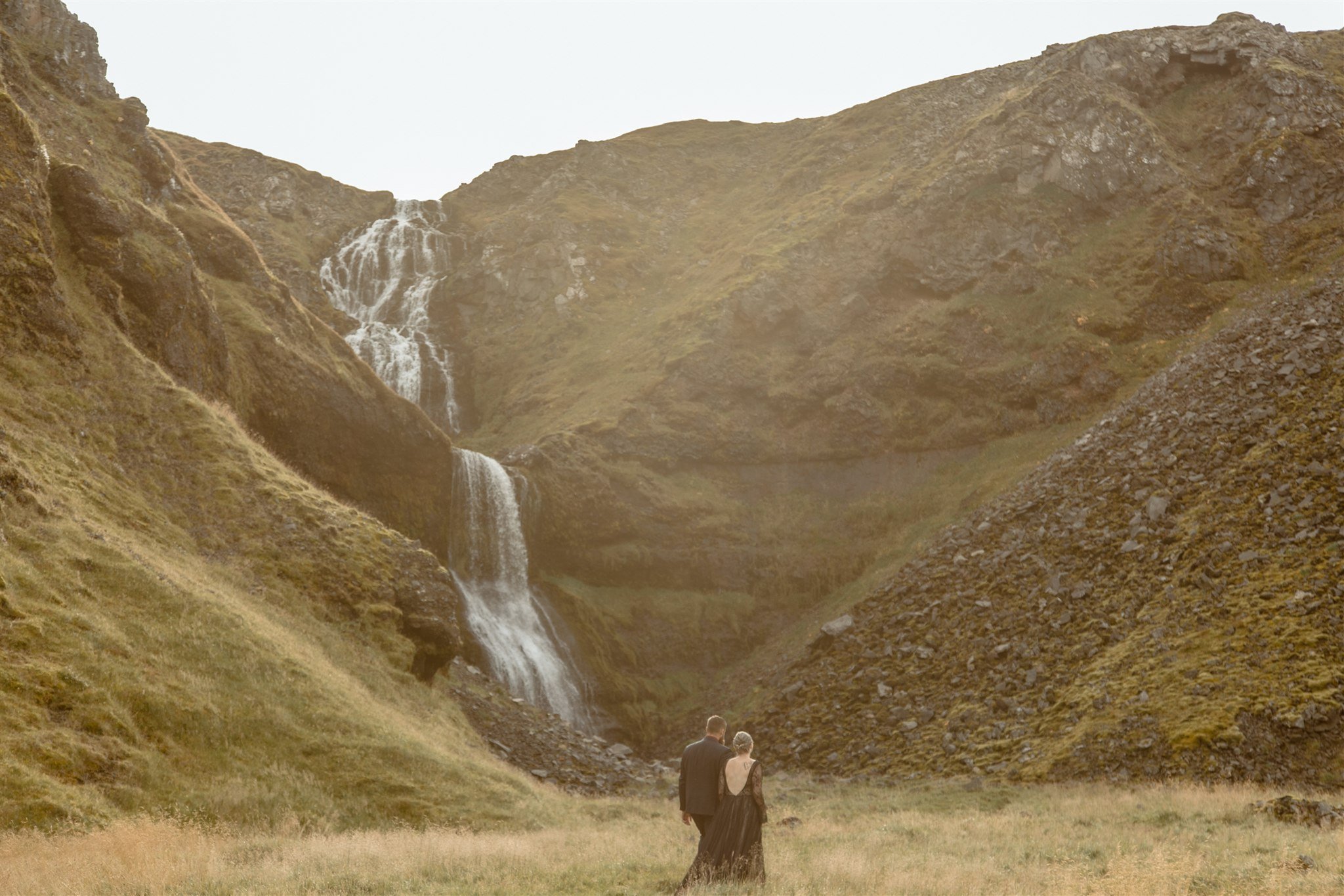 West Iceland Waterfalls Elopement