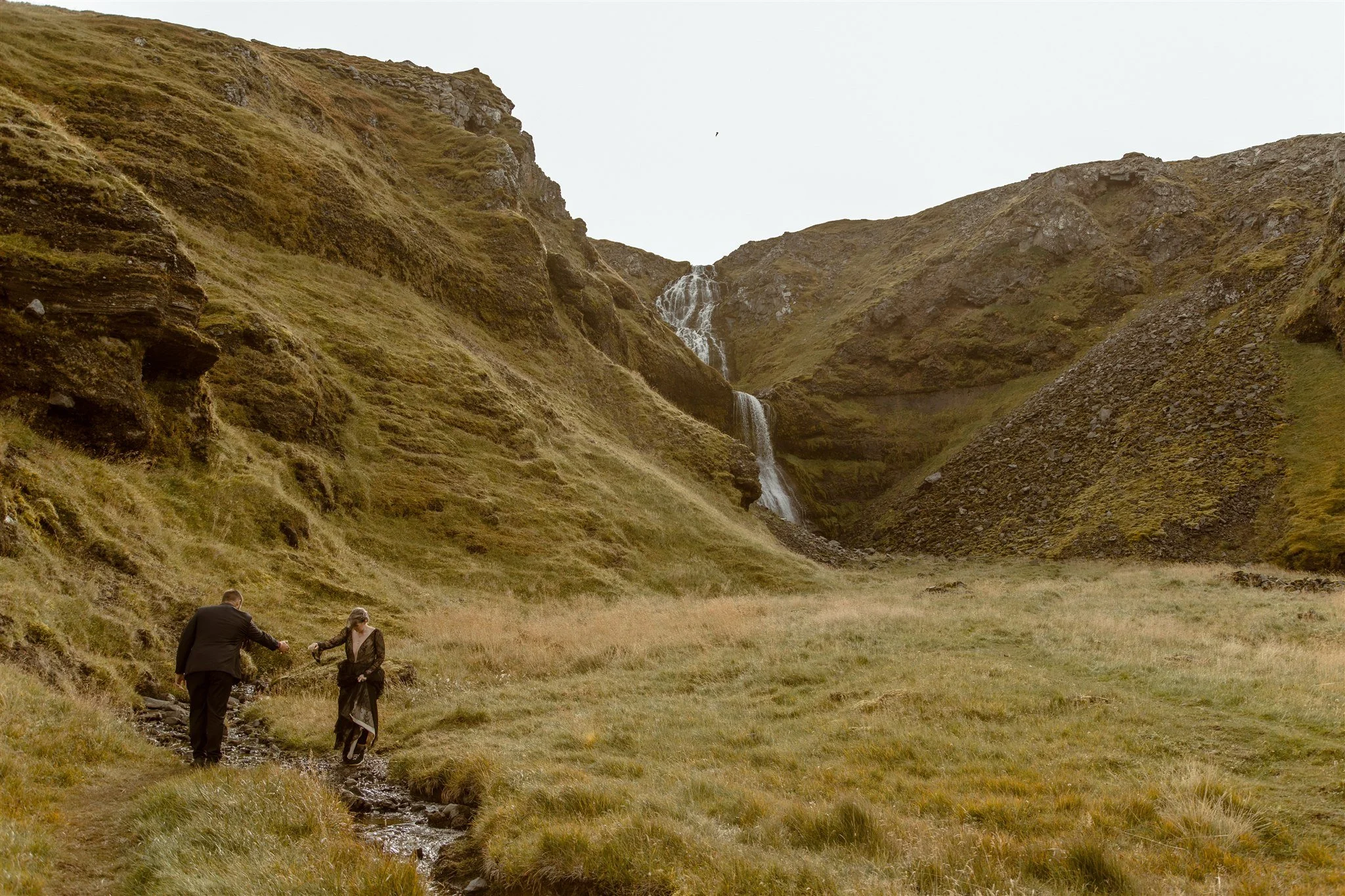 West Iceland Waterfalls Elopement