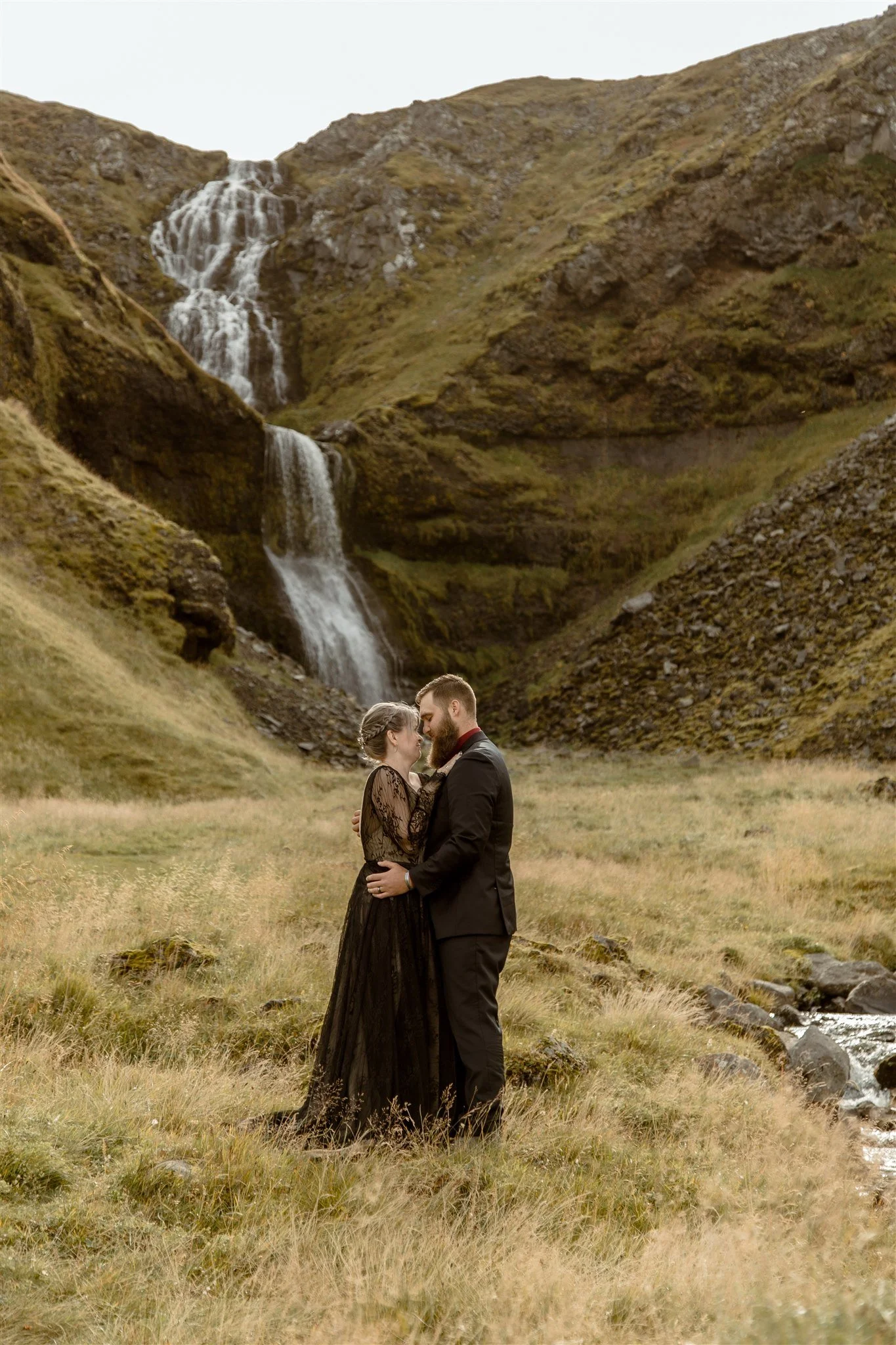 West Iceland Waterfalls Elopement