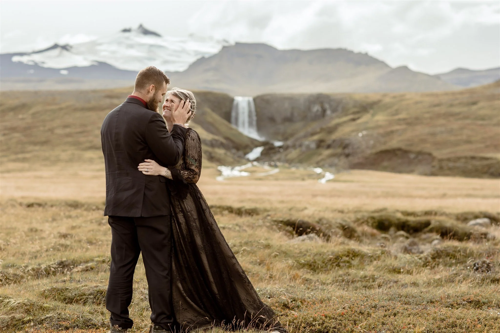 West Iceland Waterfalls Elopement
