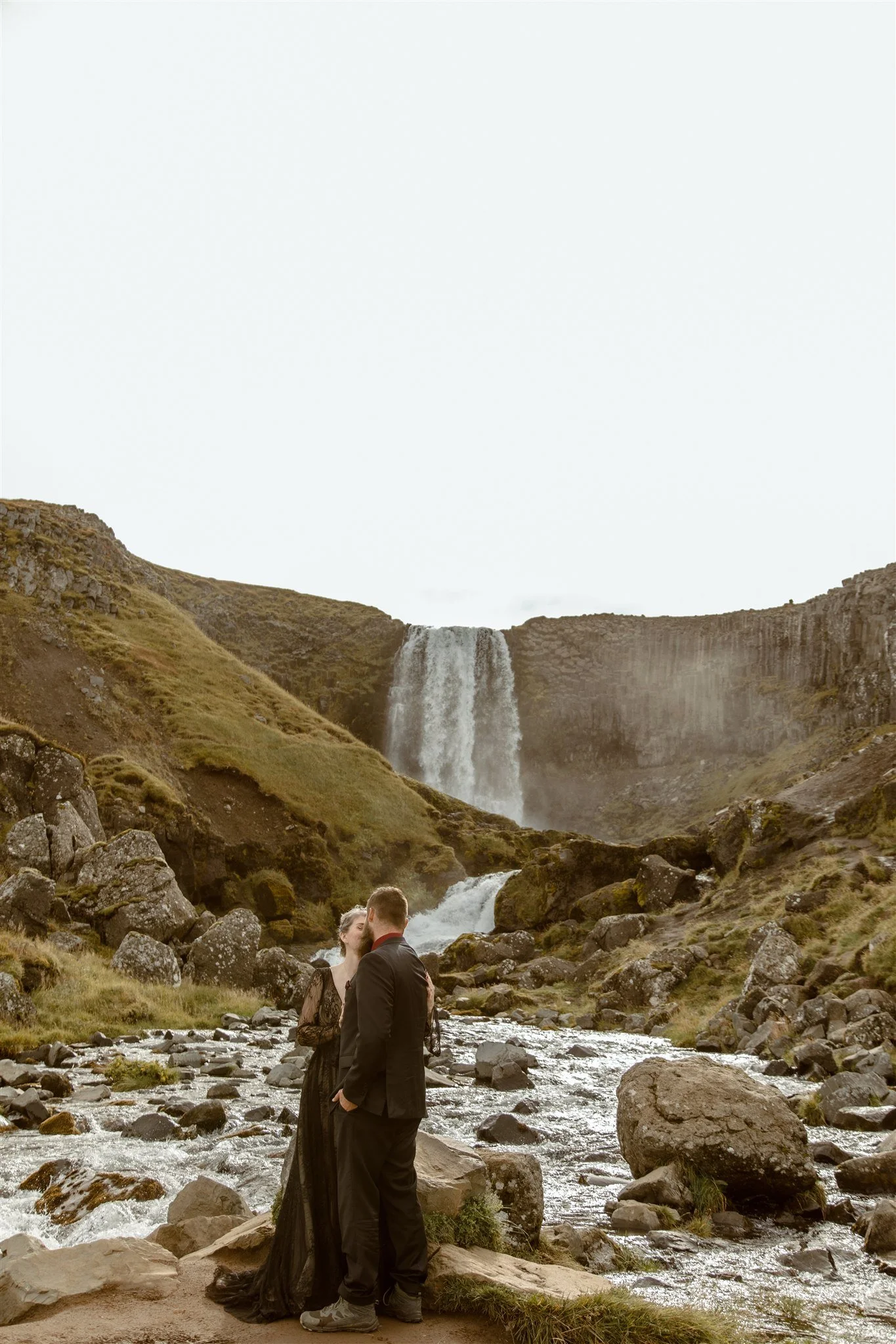 West Iceland Waterfalls Elopement