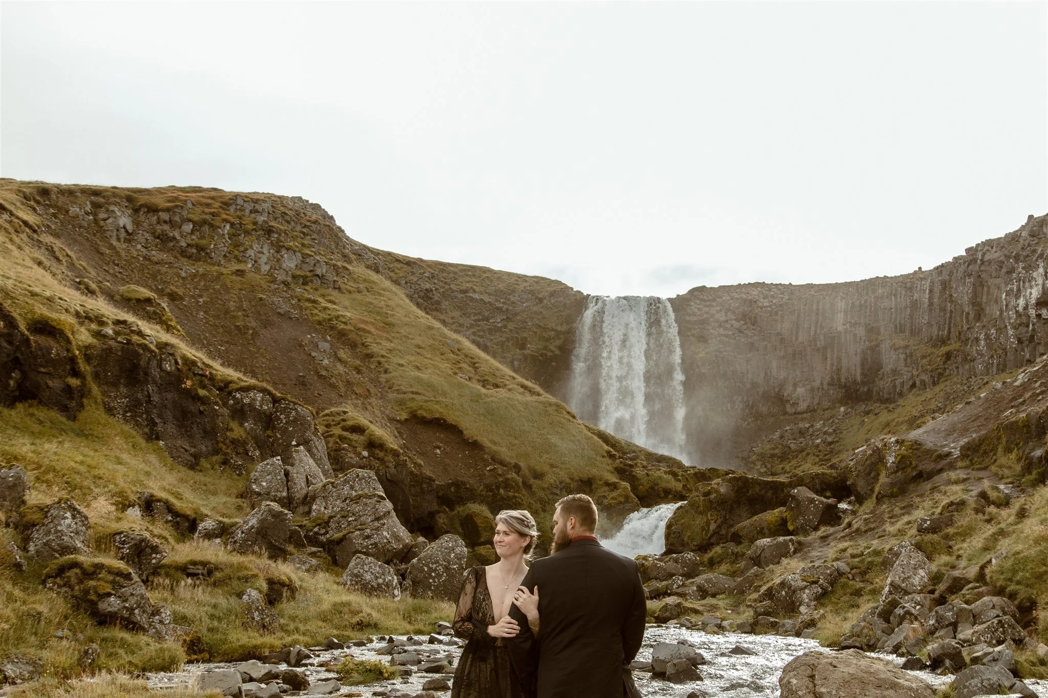 West Iceland Waterfalls Elopement