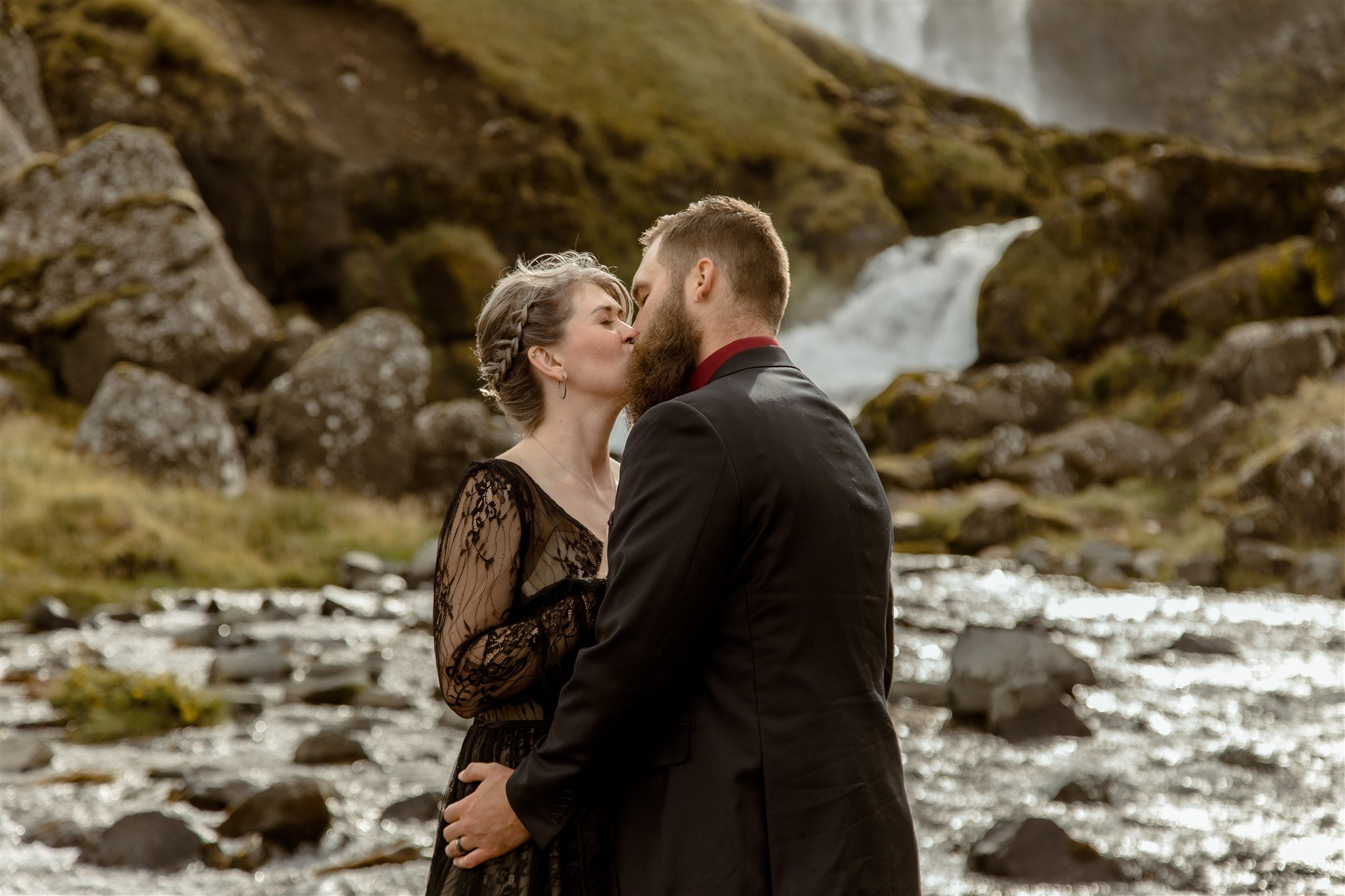 West Iceland Waterfalls Elopement