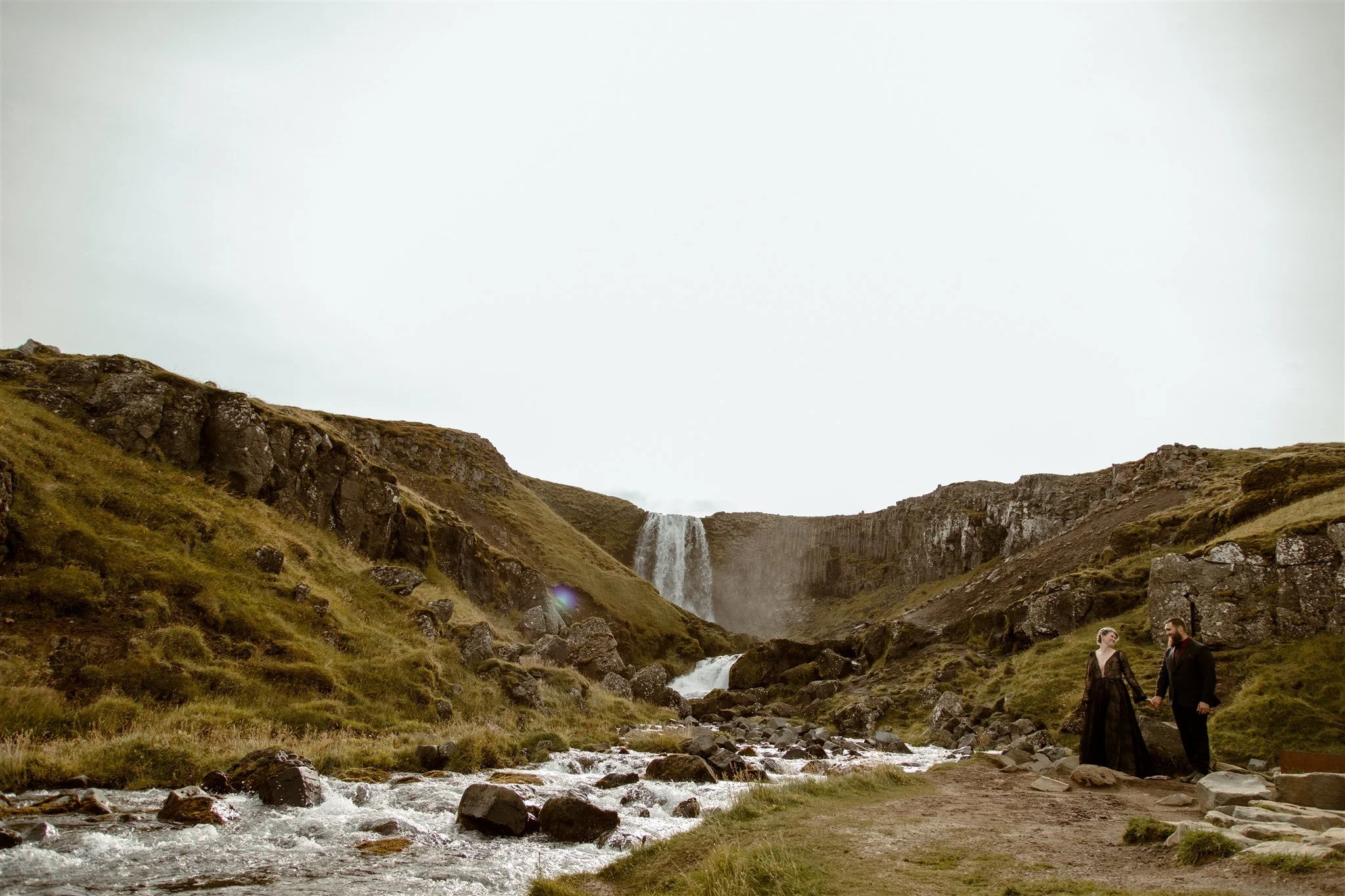West Iceland Waterfalls Elopement