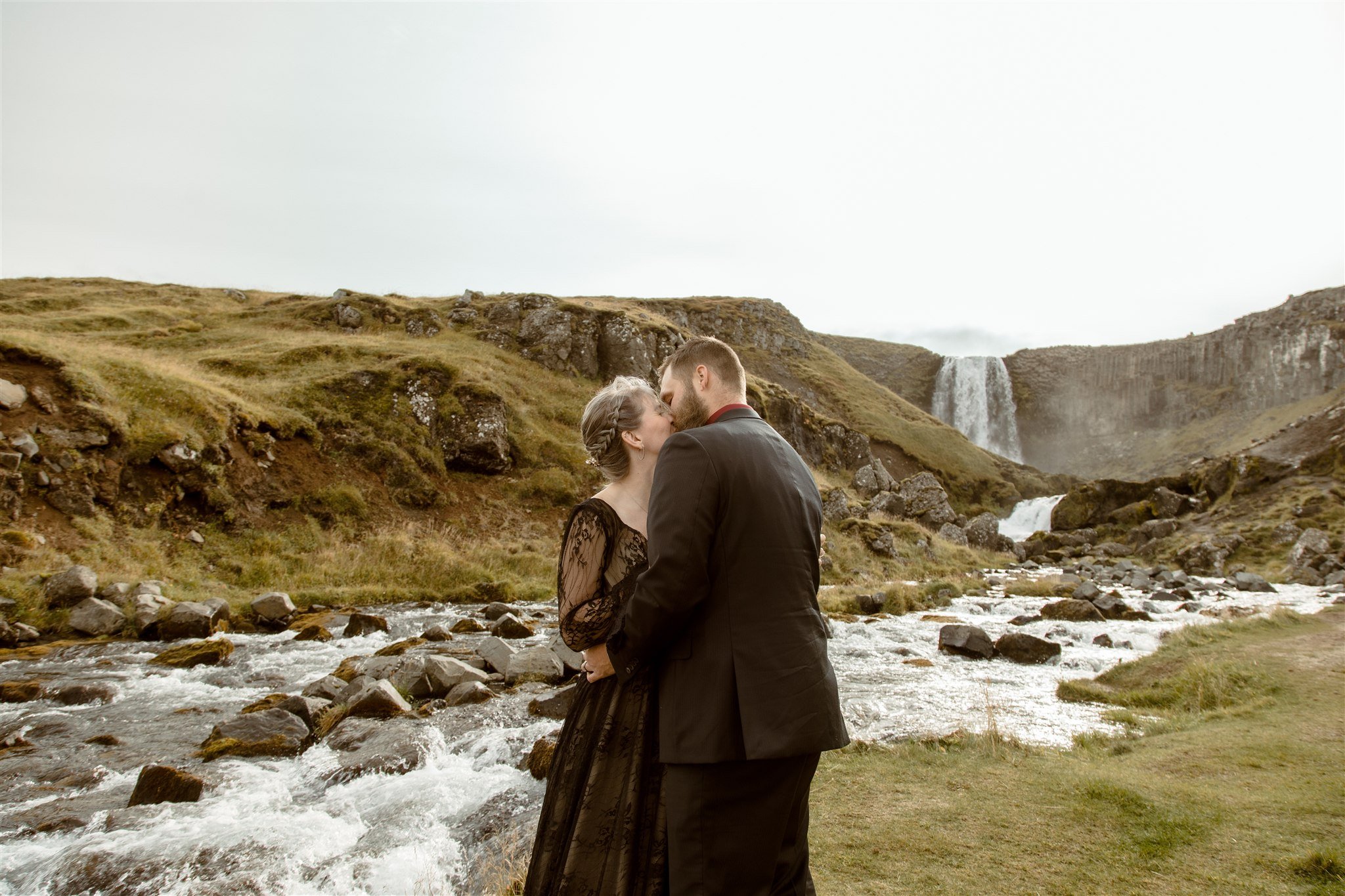 West Iceland Waterfalls Elopement