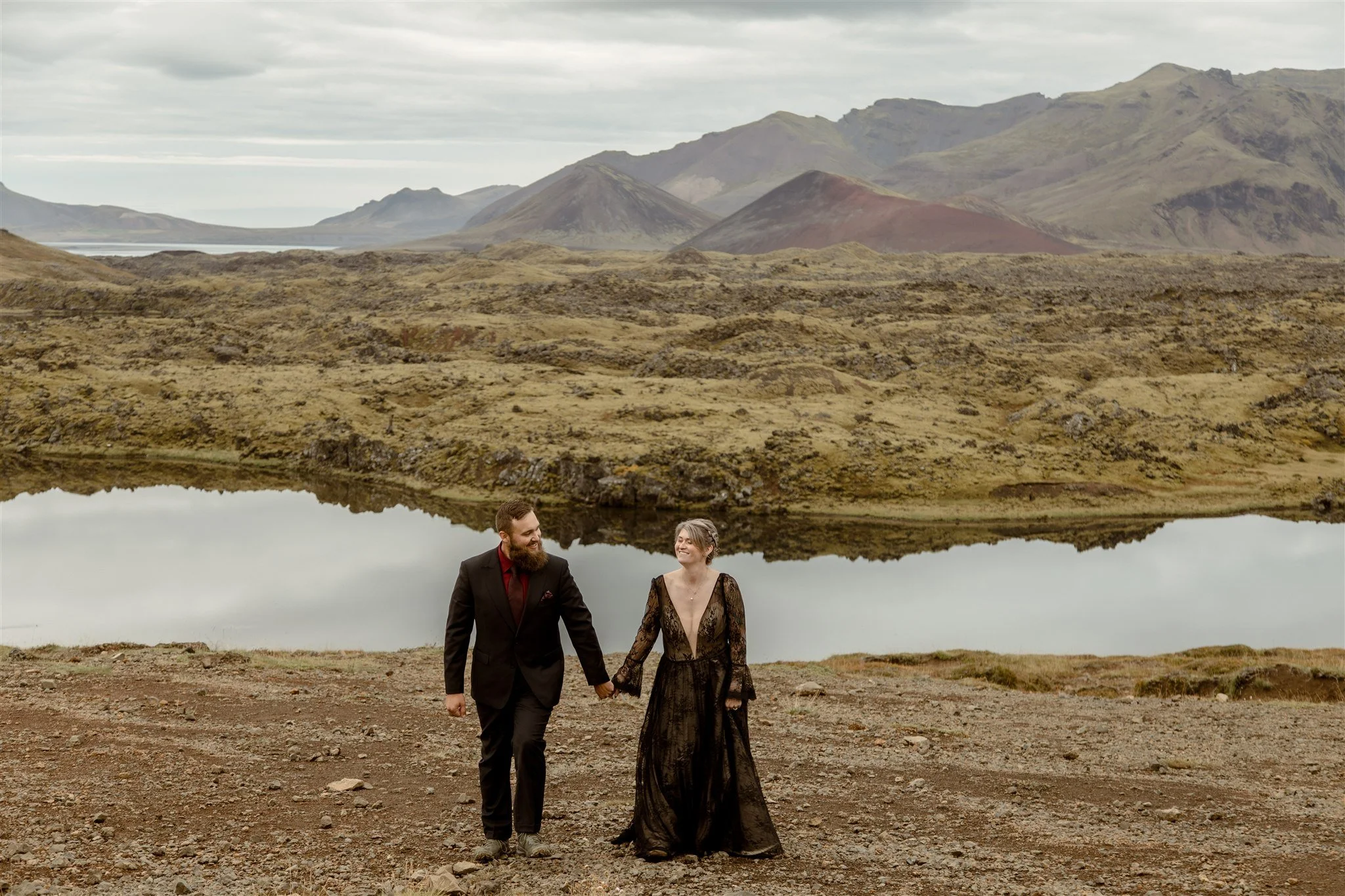 West Iceland Waterfalls Elopement