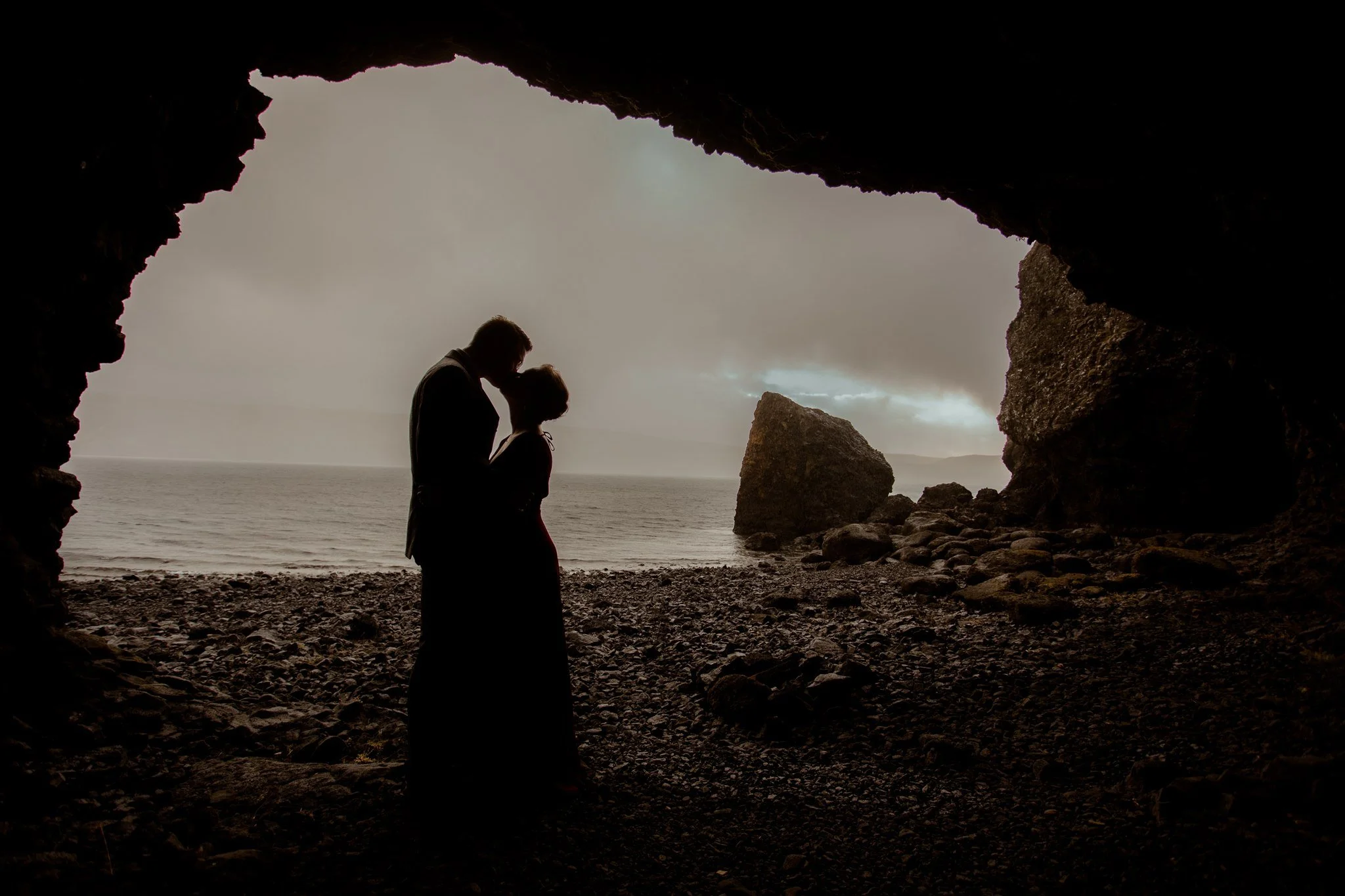 An Autumn Iceland Couple's Storybook Adventure Session in Volcanic Landscapes