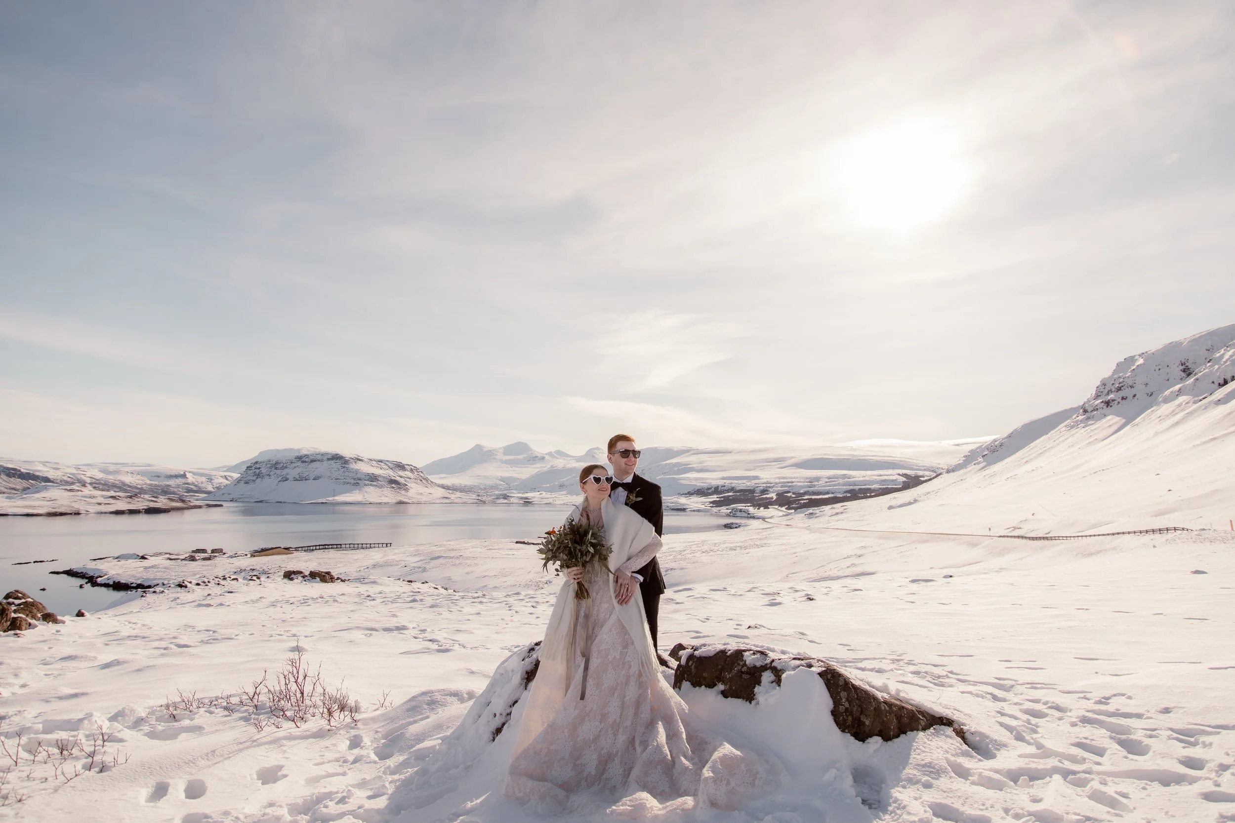 Iceland Elopement winter