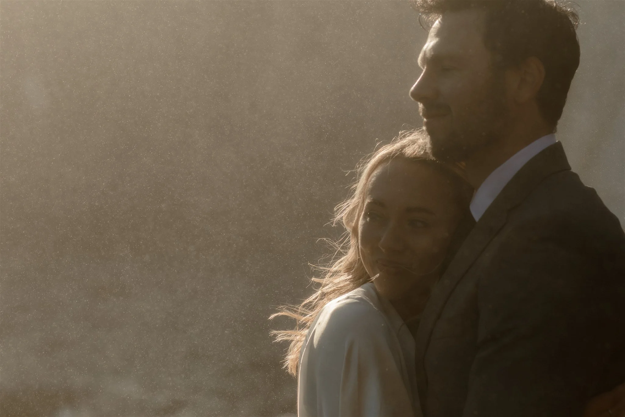 iceland elopement at private waterfall