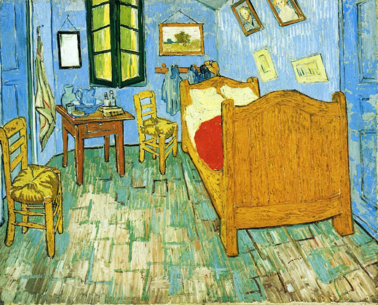 Spálňa Vincenta van Gogha v Arles
Normal
0
false
false
false
EN-US
X-NONE
X-NONE
/* Style Definitions */
table.MsoNormalTable
{mso-style-name:"Normálna tabuľka";
mso-tstyle-rowband-size:0;
mso-tstyle-colband-size:0;
mso-style-noshow:yes;
mso-style-priority:99;
mso-style-parent:"";
mso-padding-alt:0cm 5.4pt 0cm 5.4pt;
mso-para-margin-top:0cm;
mso-para-margin-right:0cm;
mso-para-margin-bottom:8.0pt;
mso-para-margin-left:0cm;
line-height:107%;
mso-pagination:widow-orphan;
font-size:11.0pt;
font-family:"Calibri",sans-serif;
mso-ascii-font-family:Calibri;
mso-ascii-theme-font:minor-latin;
mso-hansi-font-family:Calibri;
mso-hansi-theme-font:minor-latin;}
v ničom nenasvedčuje, že by v nej žil umelec, ktorého diela sa raz budú predávať za závratné sumy
