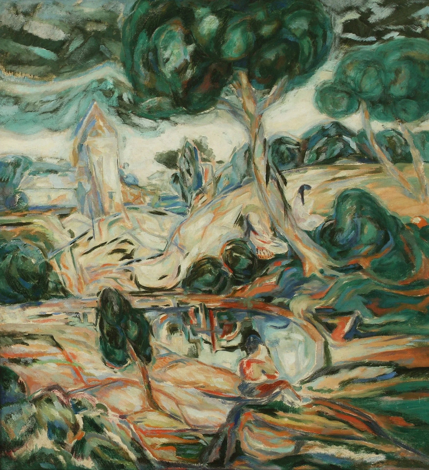 Thompson John_The Pool_26x24_oil_1926(OPT2).jpg