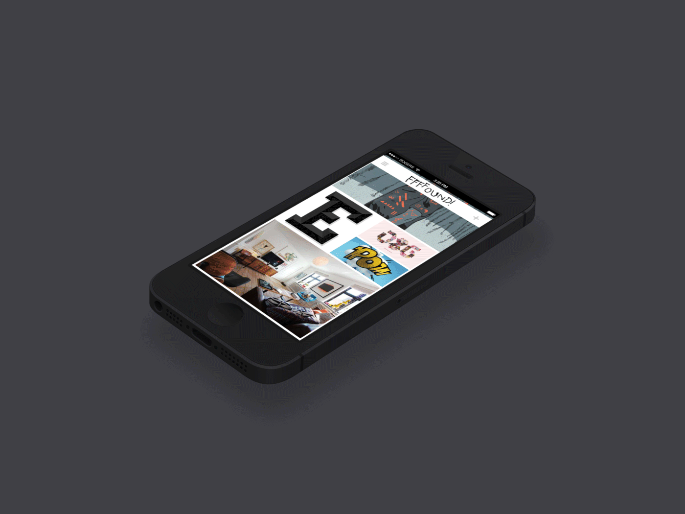  UX/UI design for FFFFound app. Created using Photoshop and After Effects.  My Role: Concept and Digital Design. 