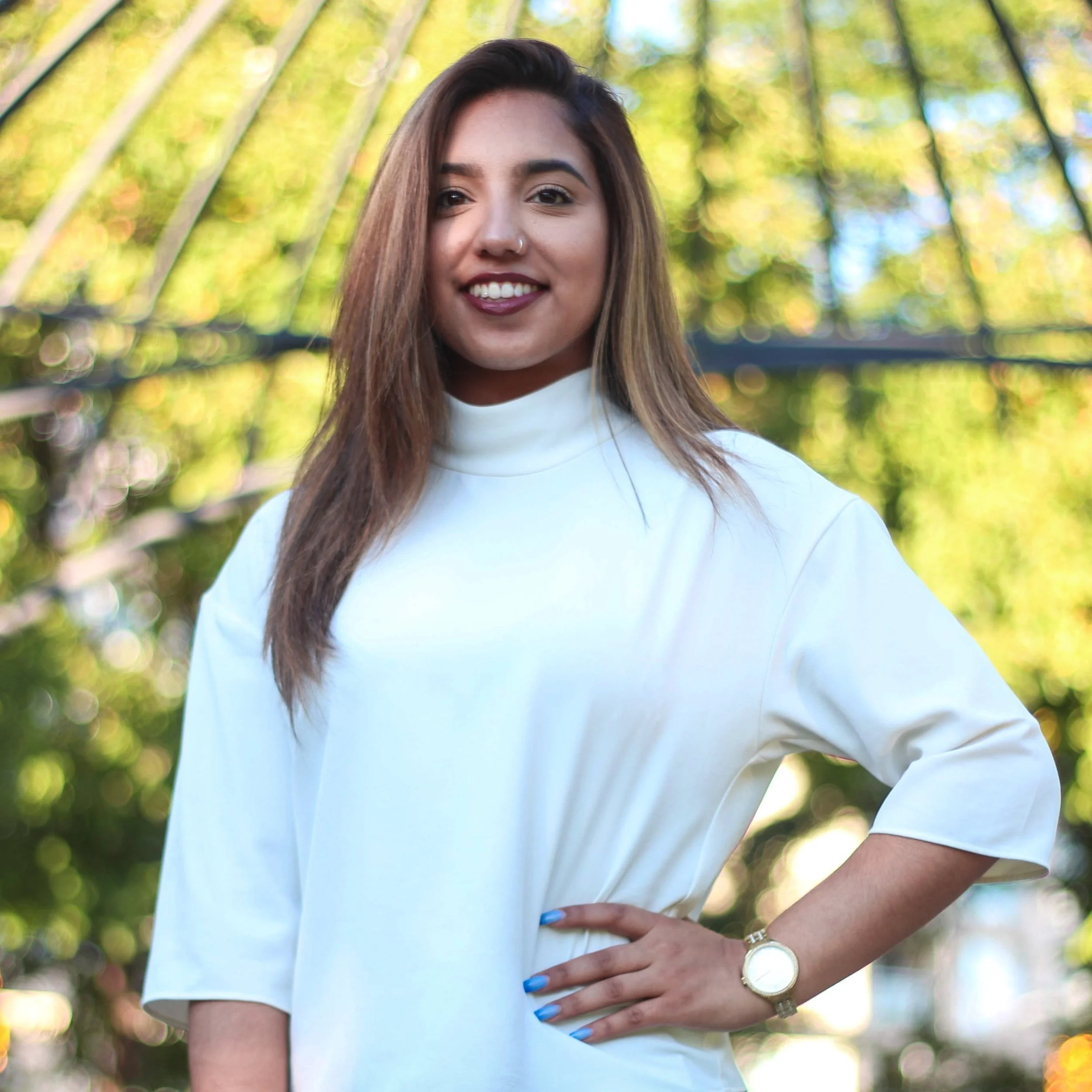 Simran Gill - Vice-President of marketing 4th year, majoring in Global management Studies