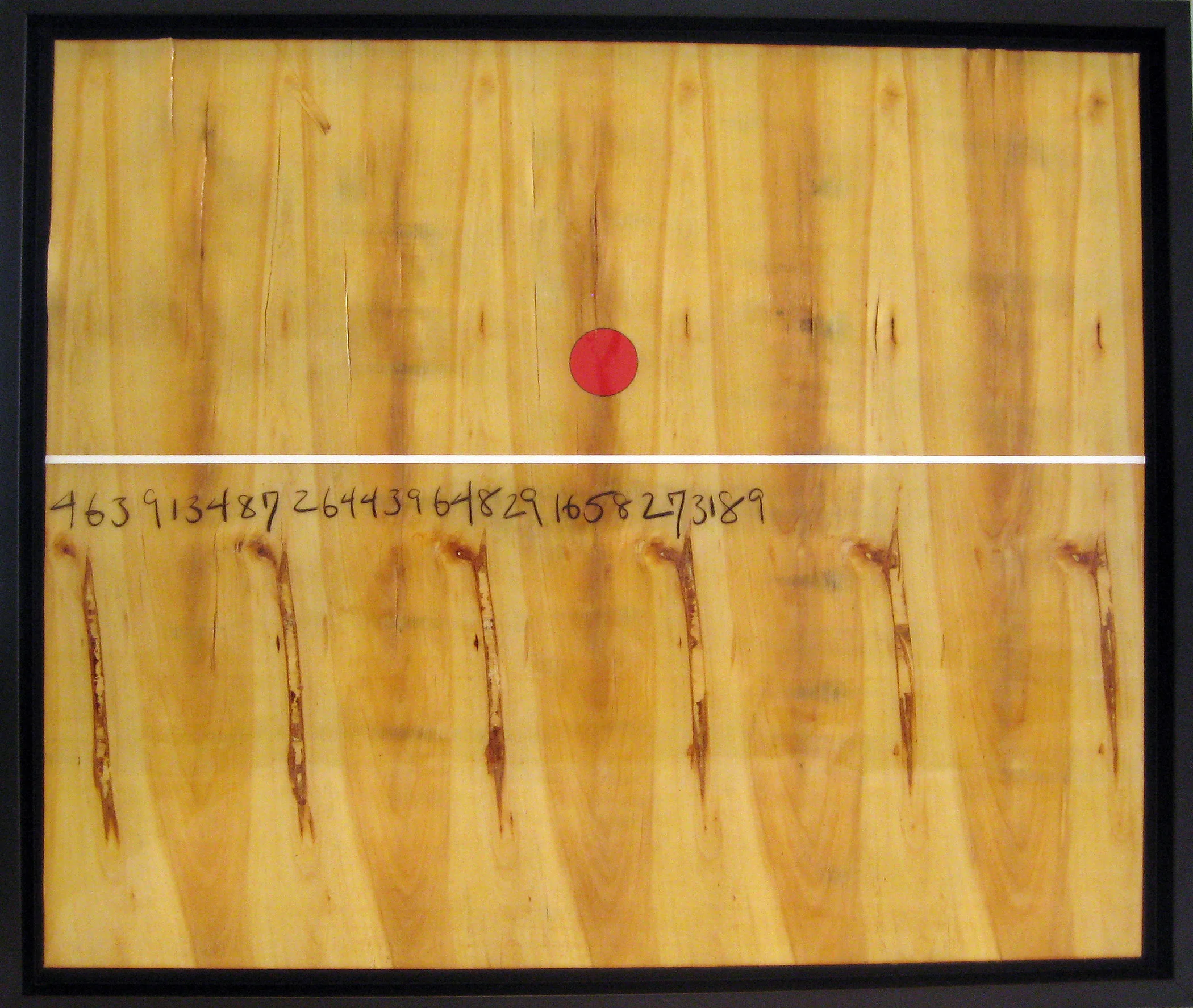I’ve Started Counting 15.5” x 18.5” Acrylic, grease crayon, graphite, varnish, on wood Price upon request
