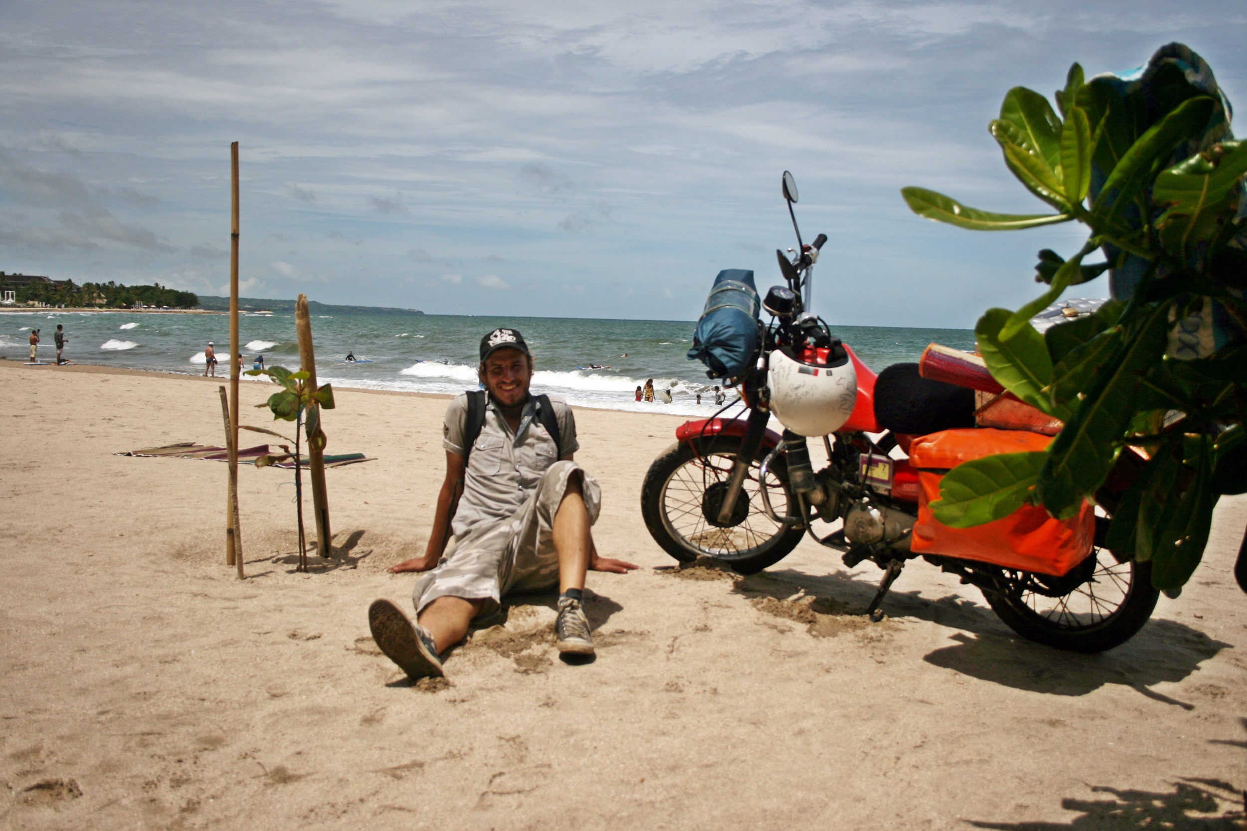 21. Taking a breather, Bali beach.jpg