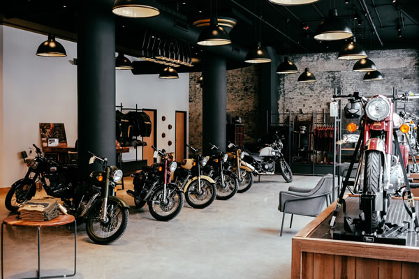 Royal Enfield of Milwaukee’s flagship showroom.jpg