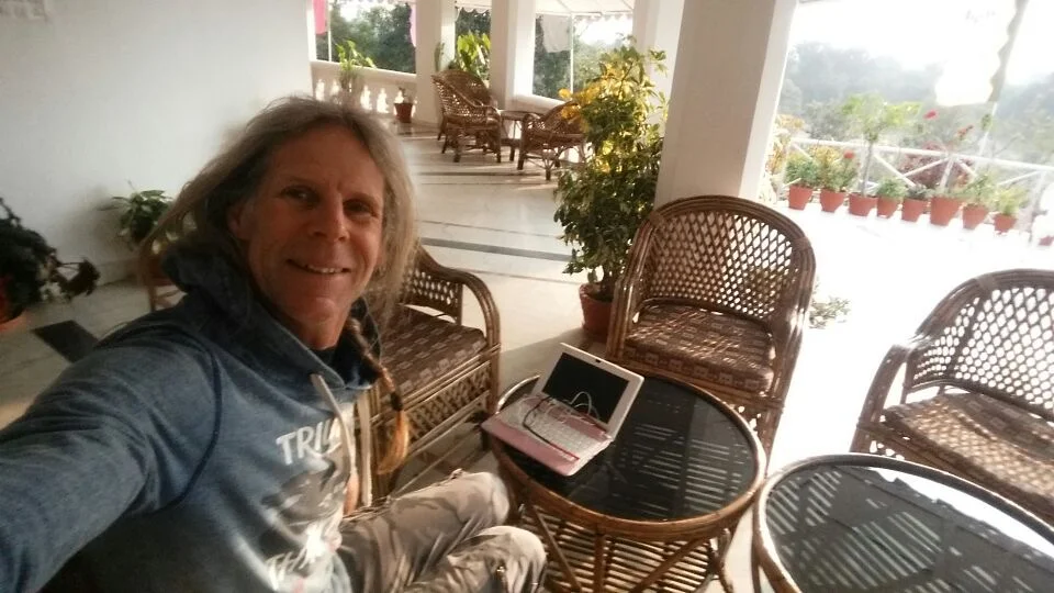This is Graham’s selfie, taken in India while Jim spoke with him about the aggravation of selfies. Photo: Graham Field